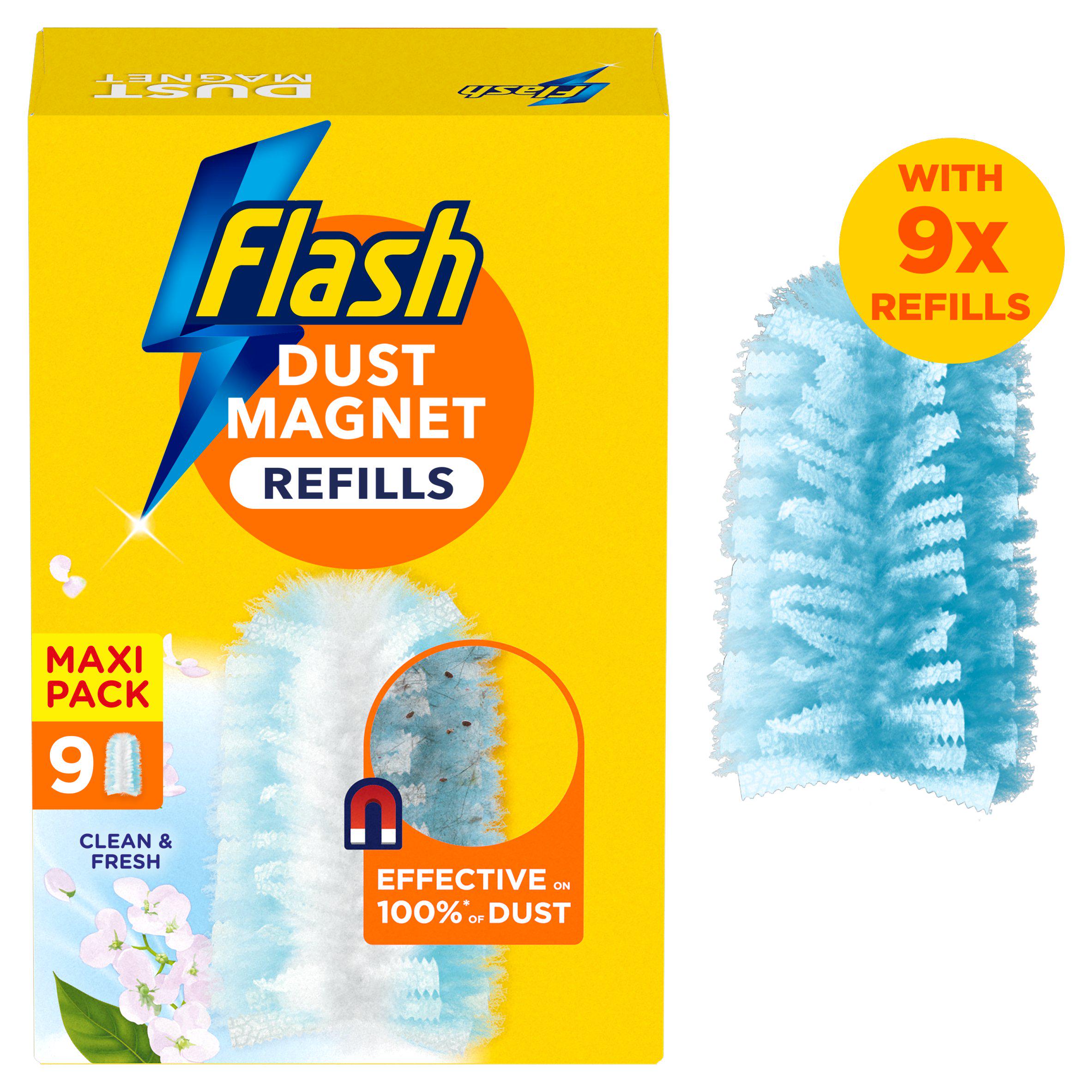 Flash Dust Magnet Duster Scented Refills x9