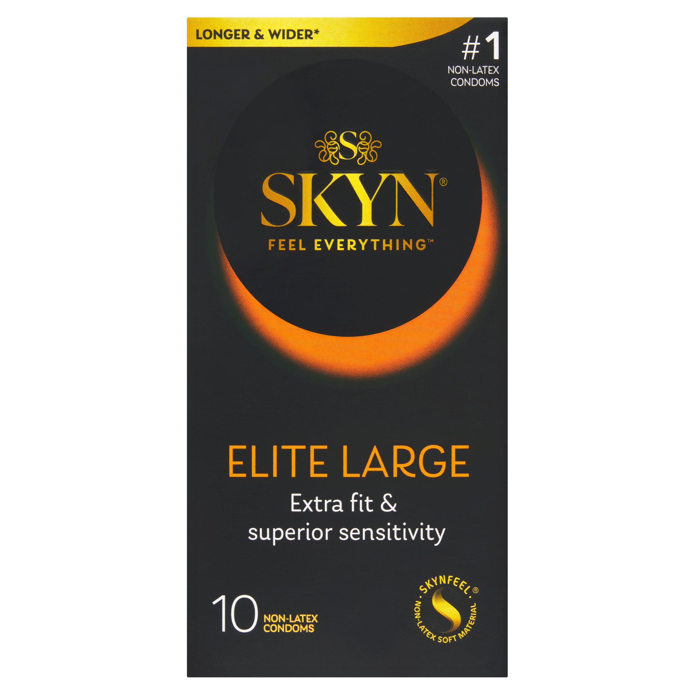 SKYN Elite Large Non Latex Condoms 10 Pack
