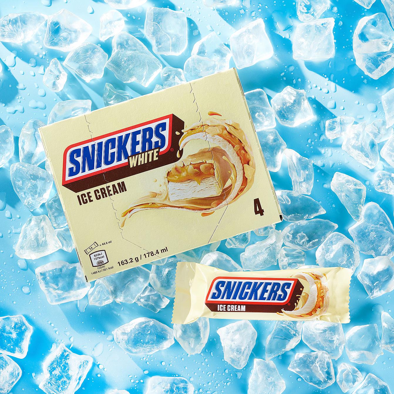 Snickers White Ice Cream 4 x 44.6ml thumbnail 2