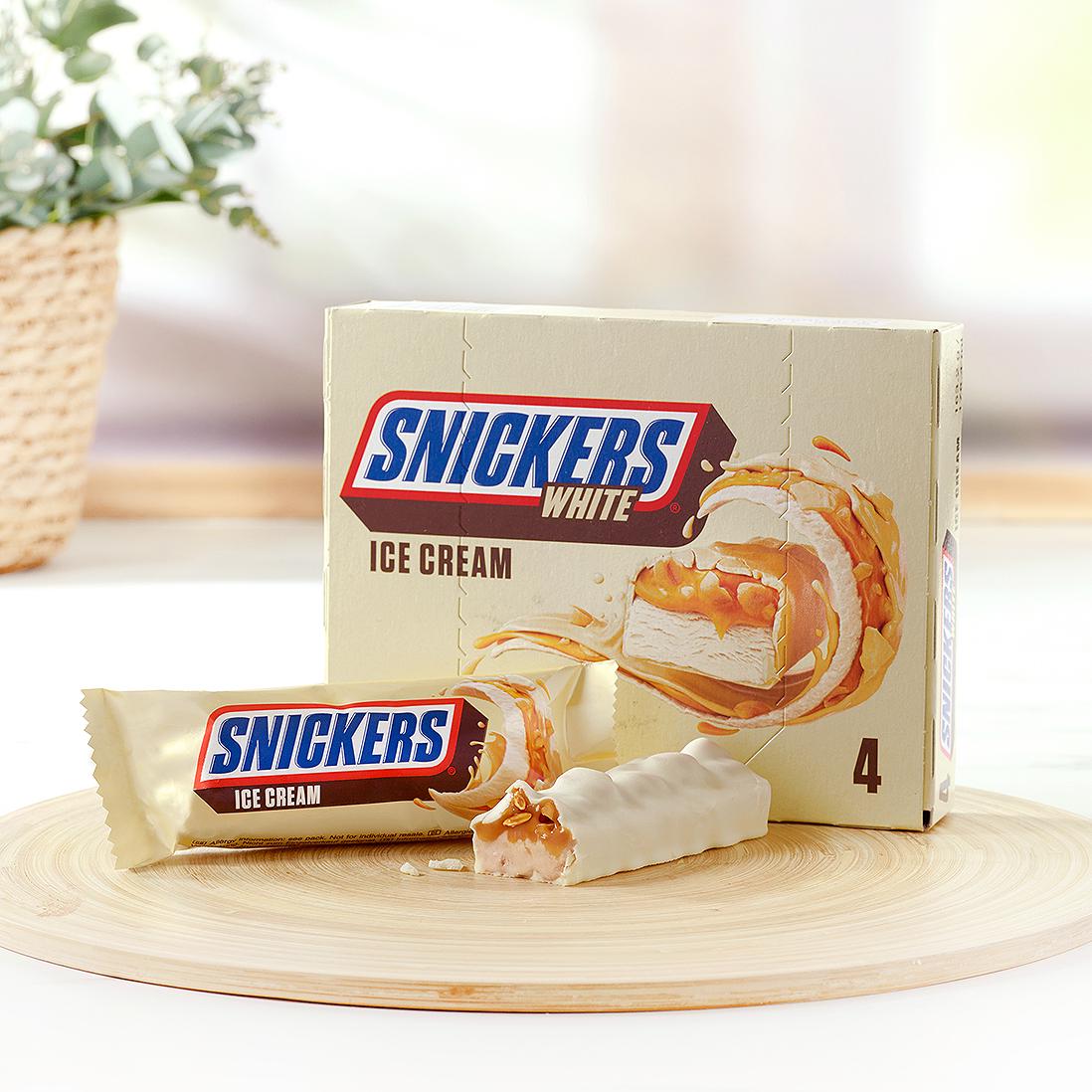 Snickers White Ice Cream 4 x 44.6ml thumbnail 4