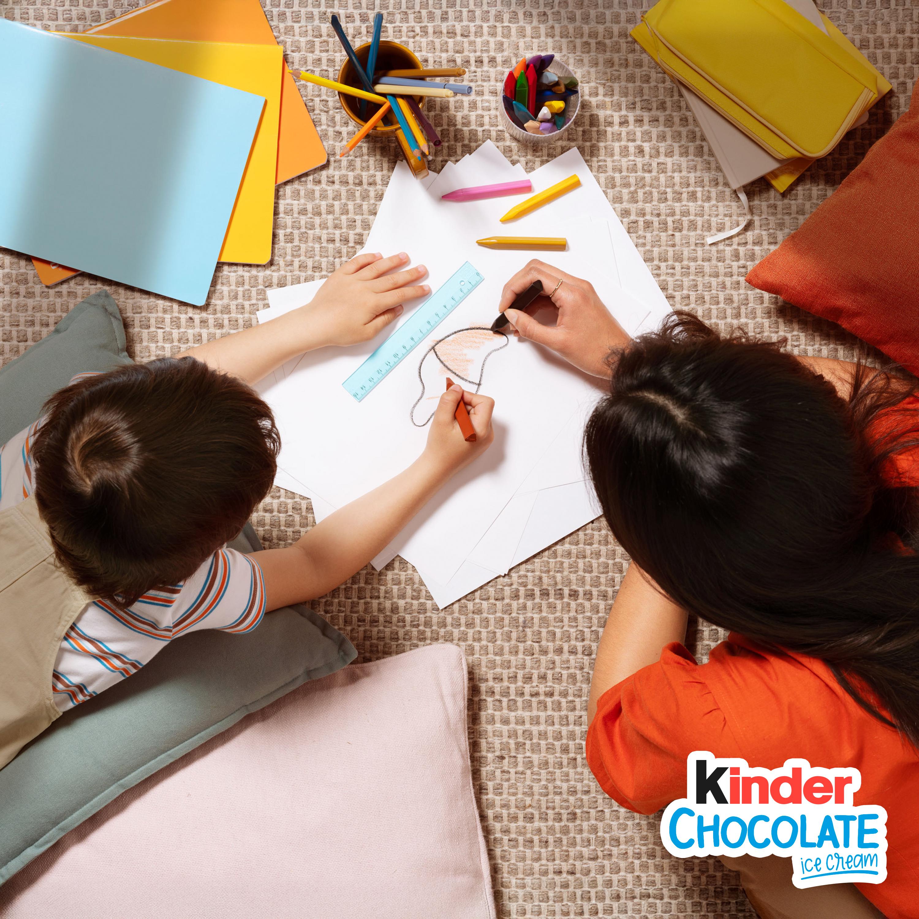 Kinder Chocolate Ice Cream Sticks 4 x 55ml thumbnail 5