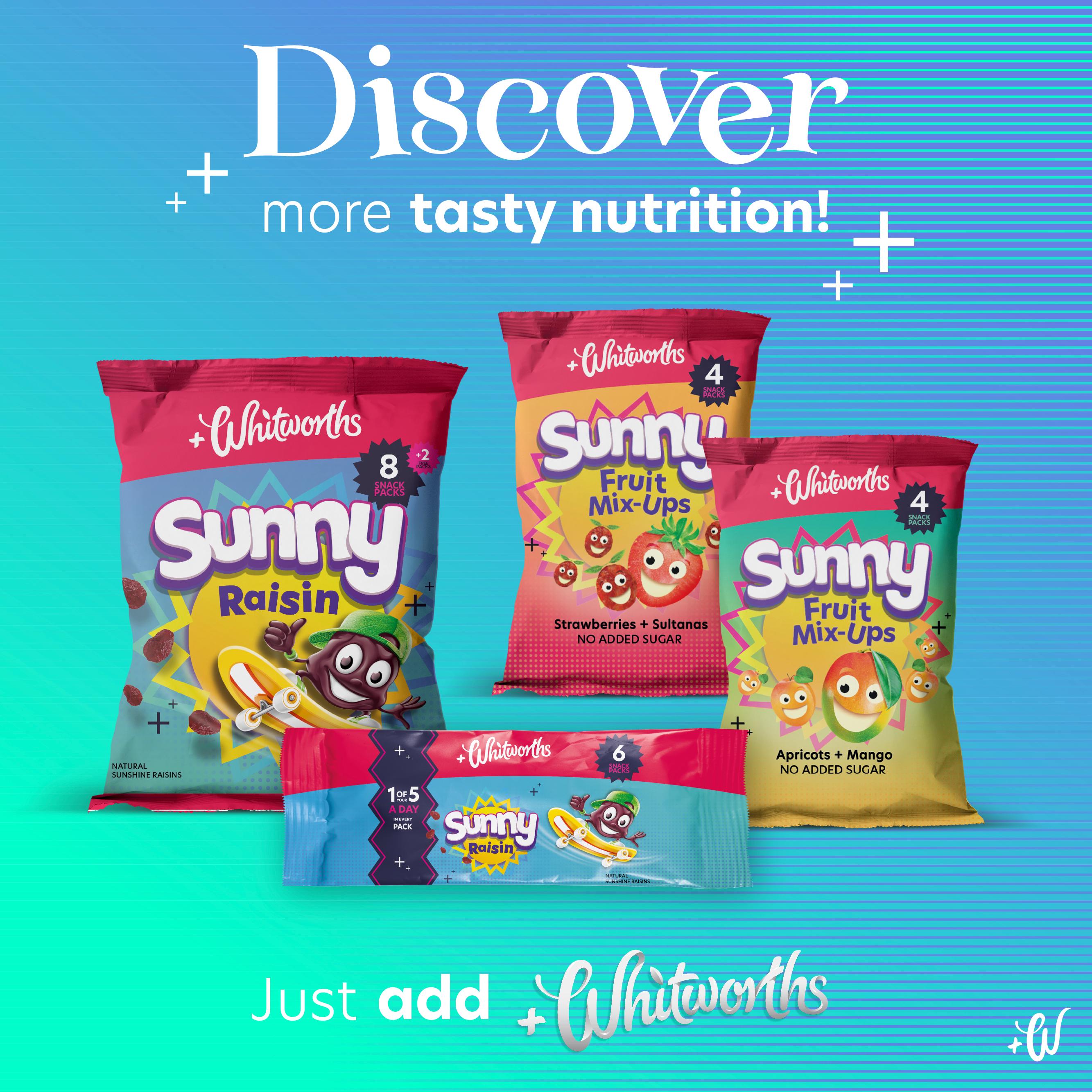 Whitworths Sunny Raisins 12 x 14g thumbnail 4