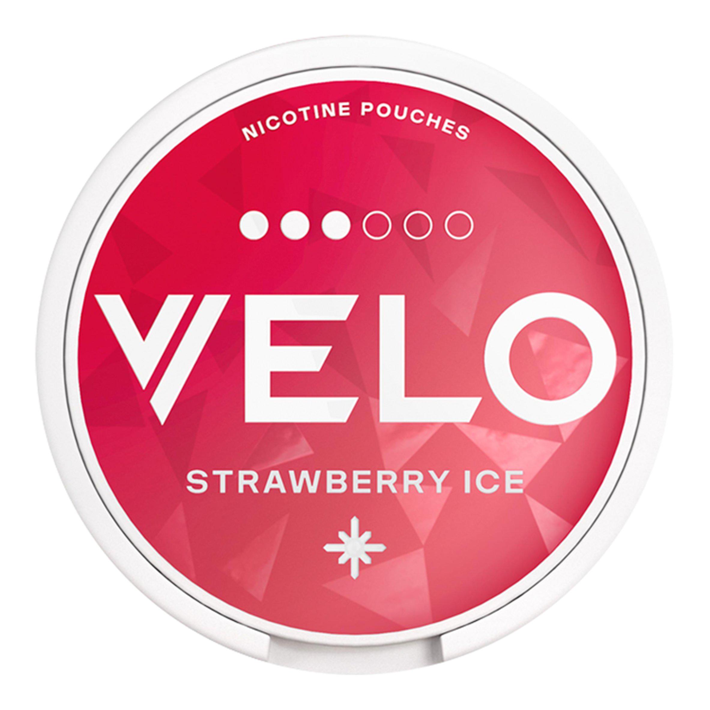 Velo Nicotine Pouches - Strawberry Ice 10mg 20 Pack