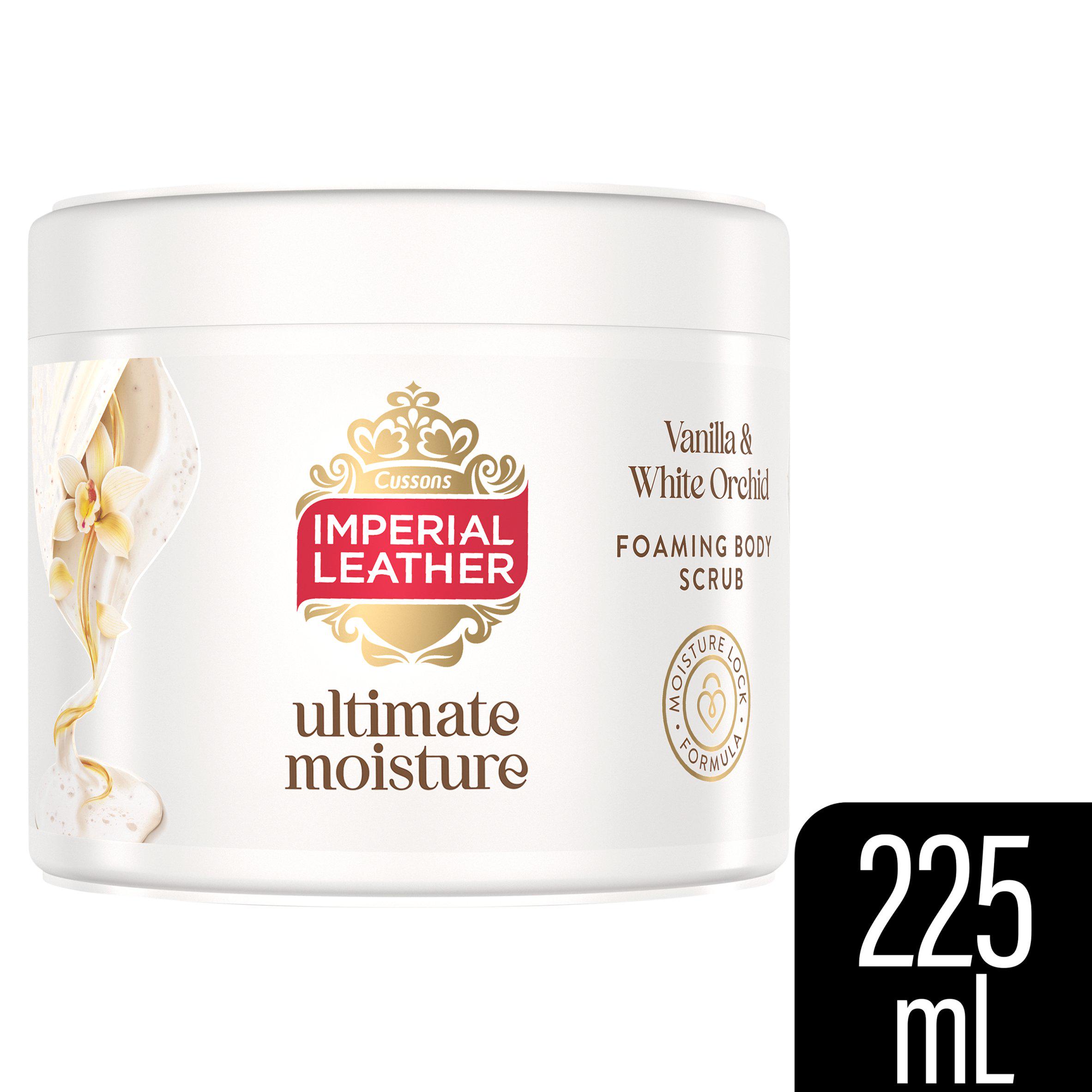 Cussons Ultimate Moisture Vanilla & White Orchid Foaming Body Scrub 225ml