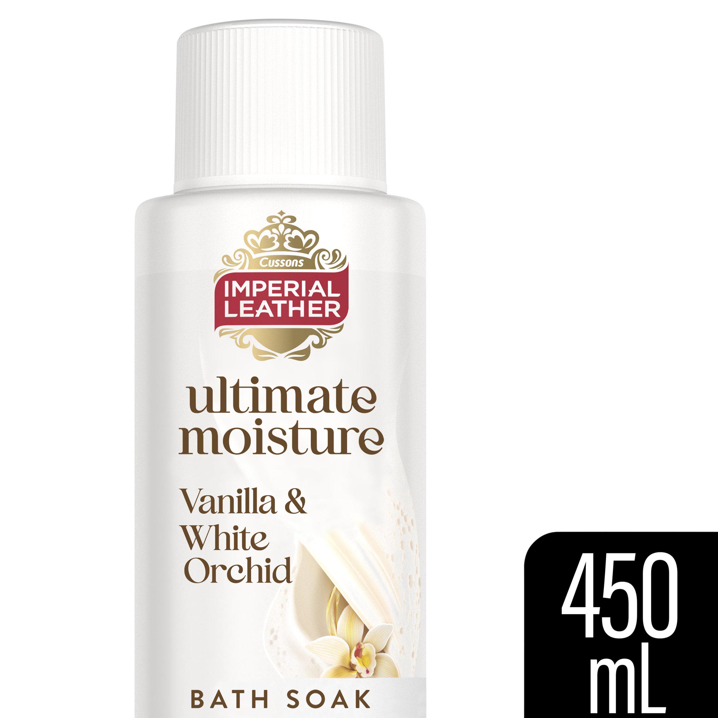 IMPERIAL LEATHER ULTIMATE MOISTURE VANILLA & WHITE ORCHID BATH 450 ML
