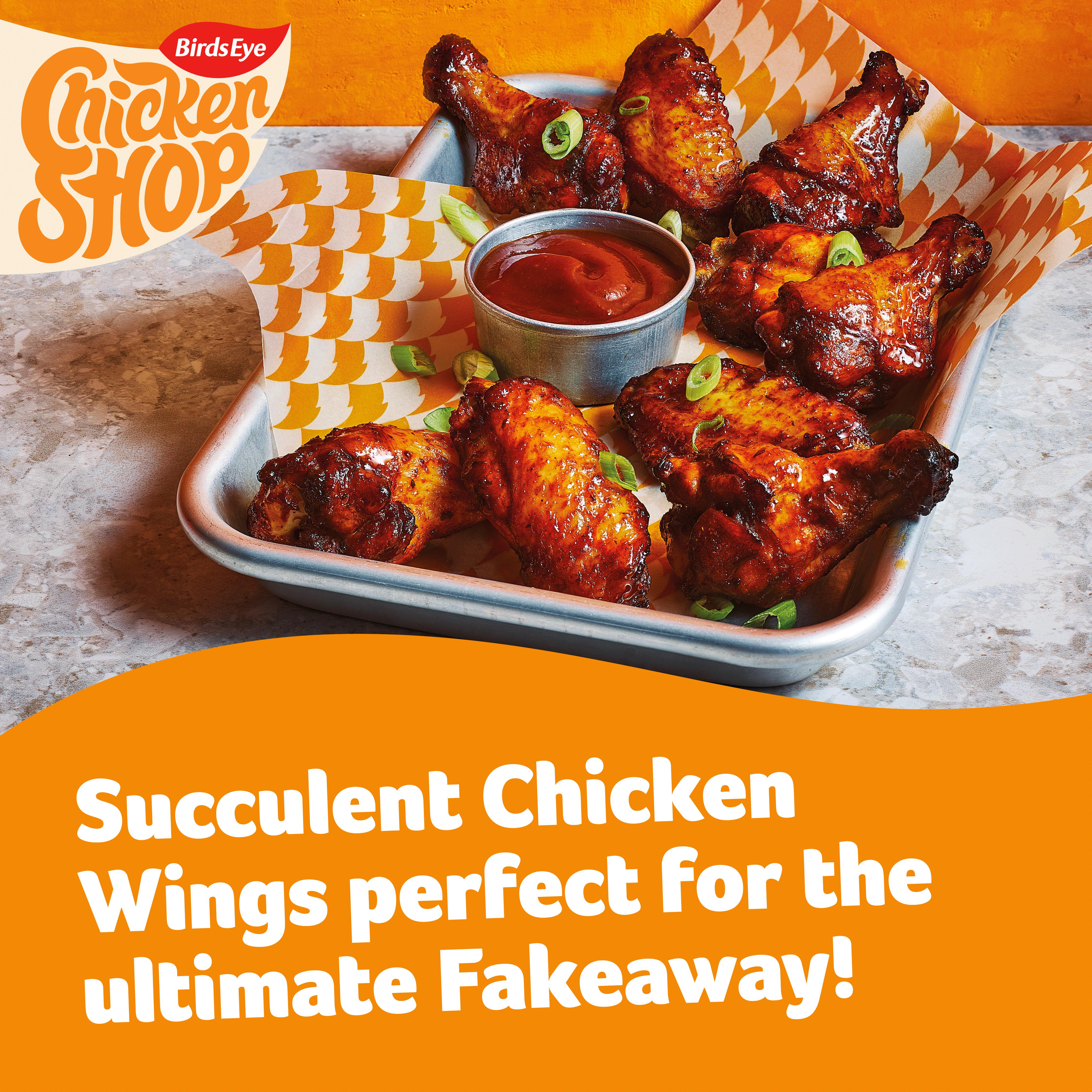Birds Eye Chicken Shop Hickory BBQ Chicken Wings 375g thumbnail 2