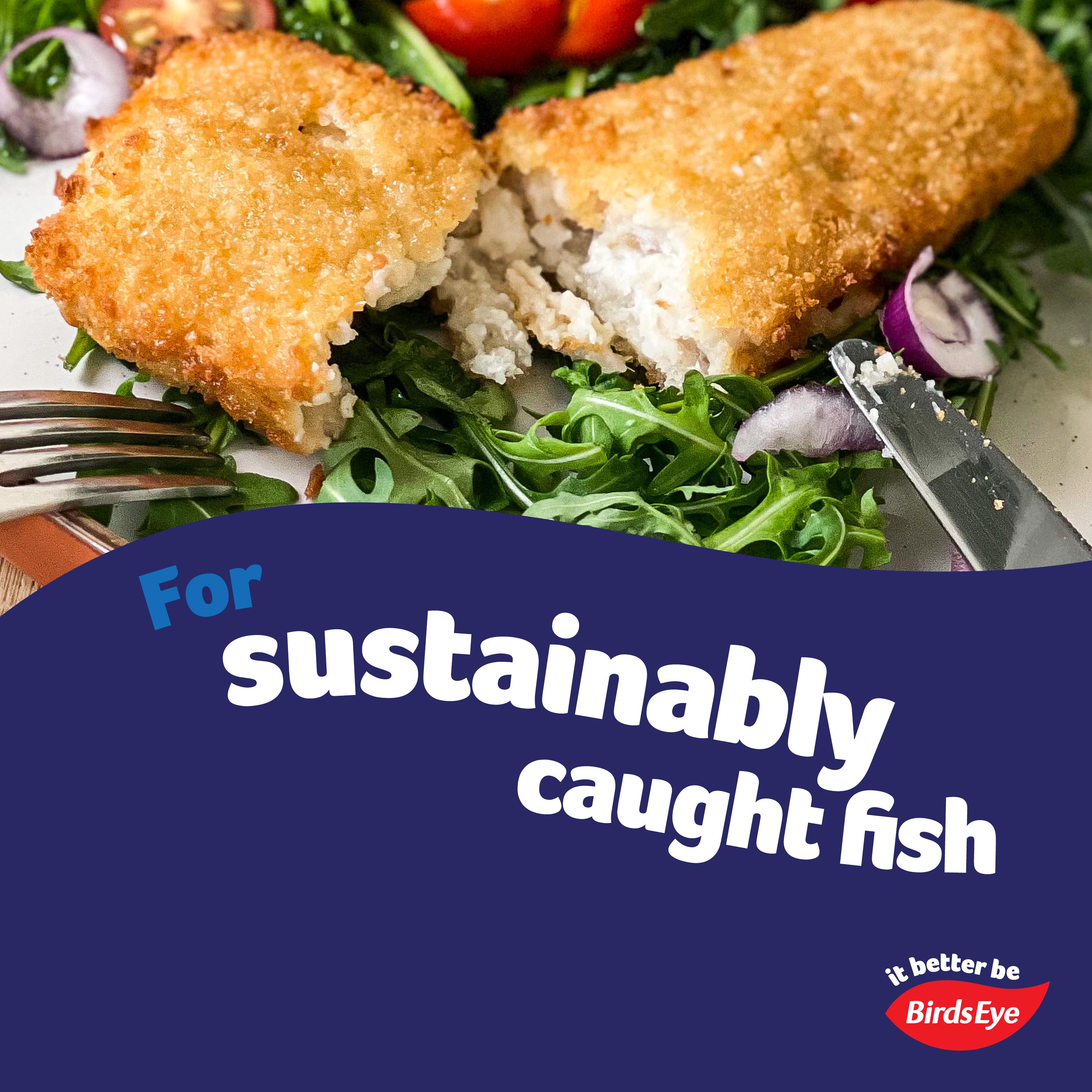 Birds Eye Breaded Cod Fillets x4 400g thumbnail 2