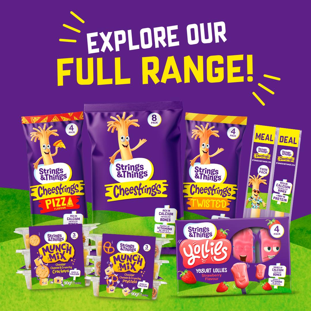 Strings & Things Cheestrings Twin Pack 20g thumbnail 3