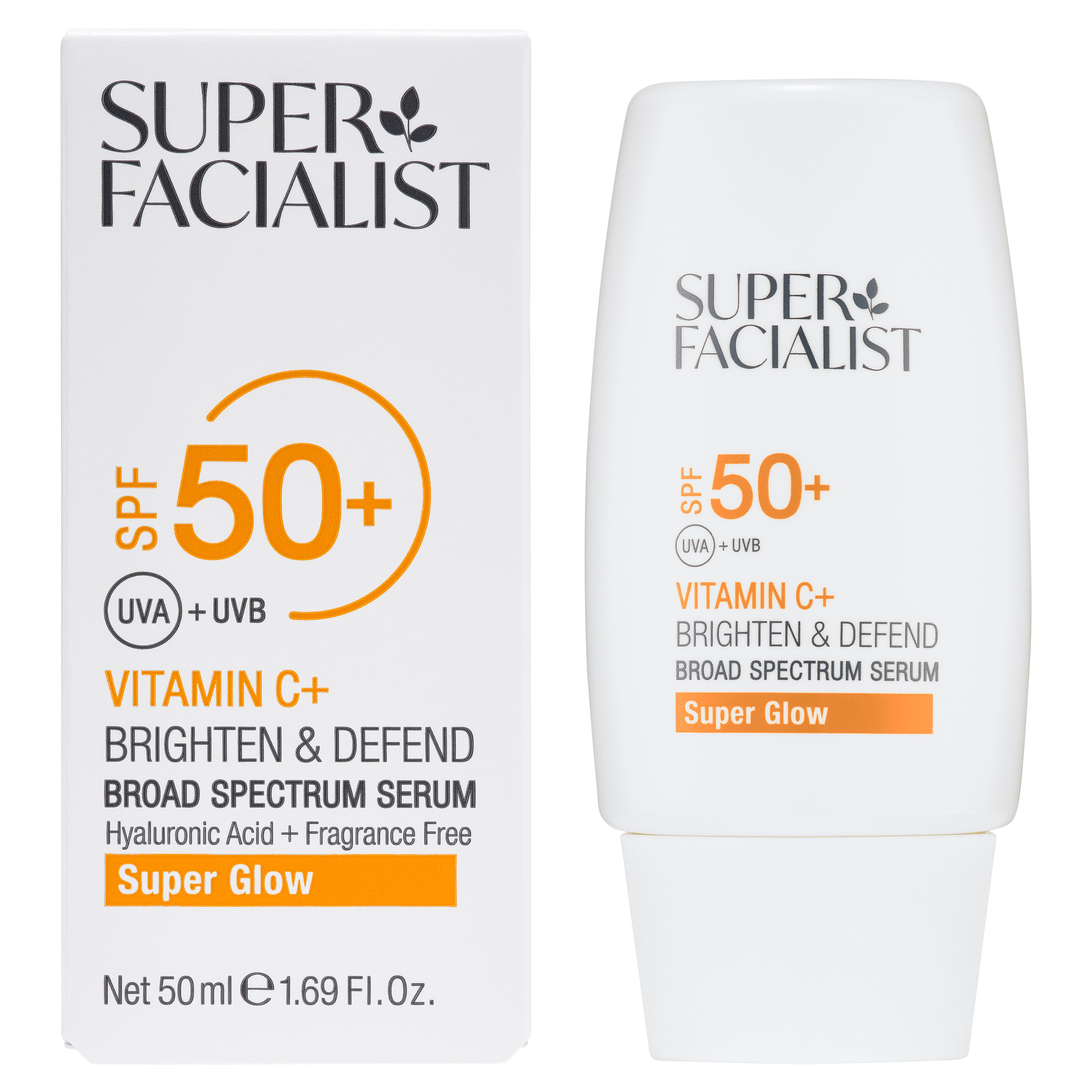 Super Facialist SPF 50+ Vitamin C+ Brighten & Defend Broad Spectrum Serum 50ml thumbnail 2