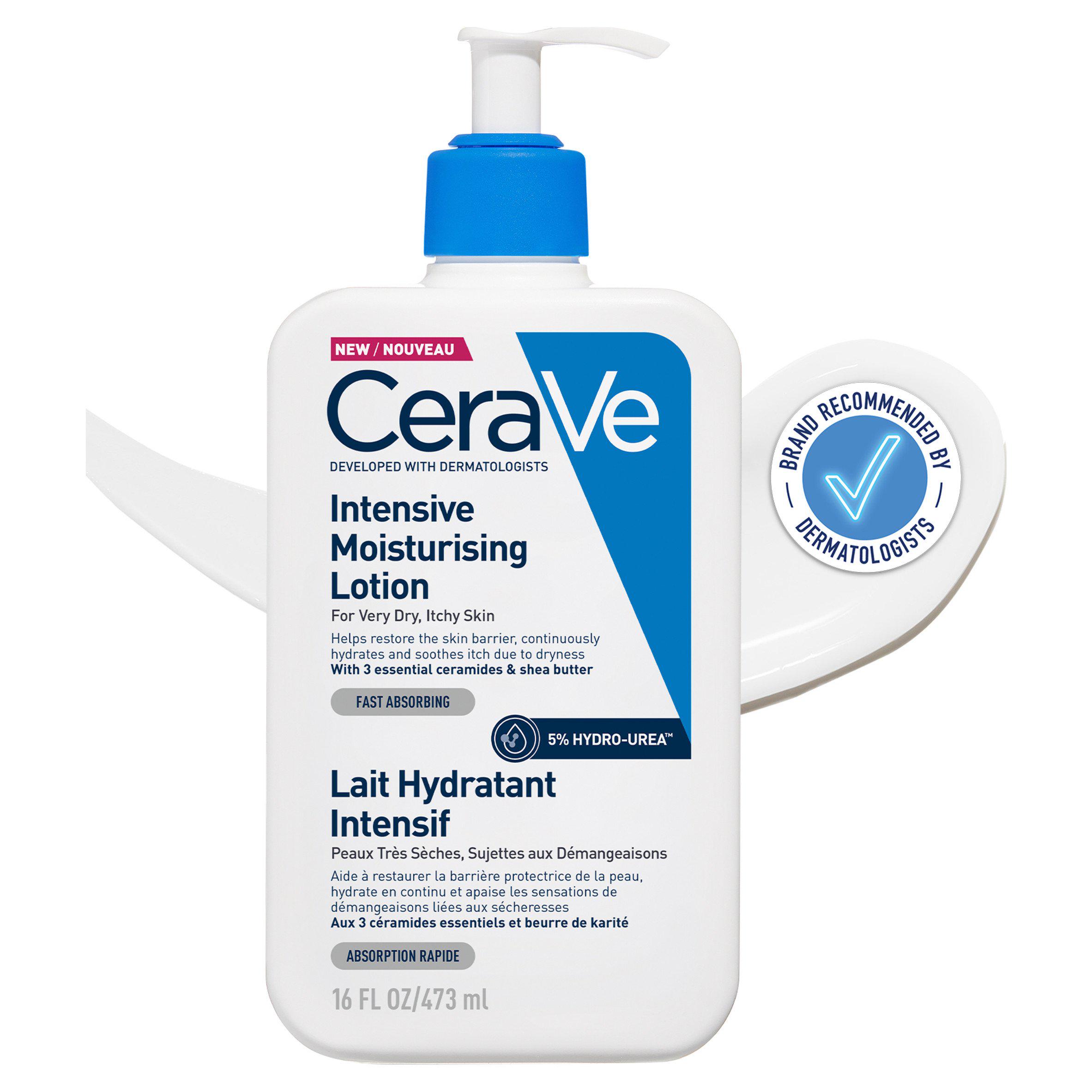 CeraVe Intensive Moisturising Lotion with 5% Hydro-Urea for Very Dry, Itchy Skin 473ml