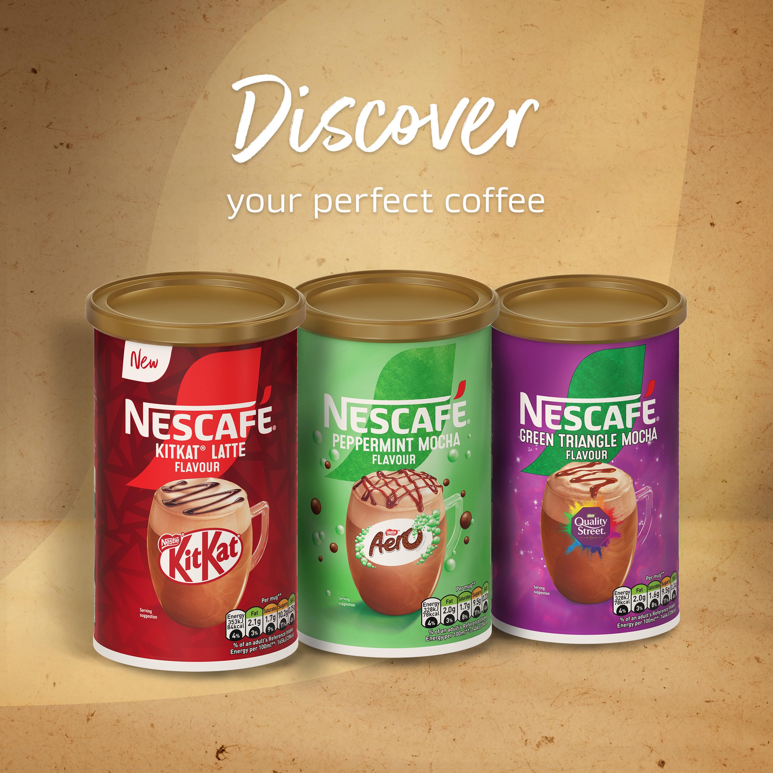 Nescafe Quality Street Green Triangle Hazelnut Mocha Coffee Tub 260g thumbnail 6