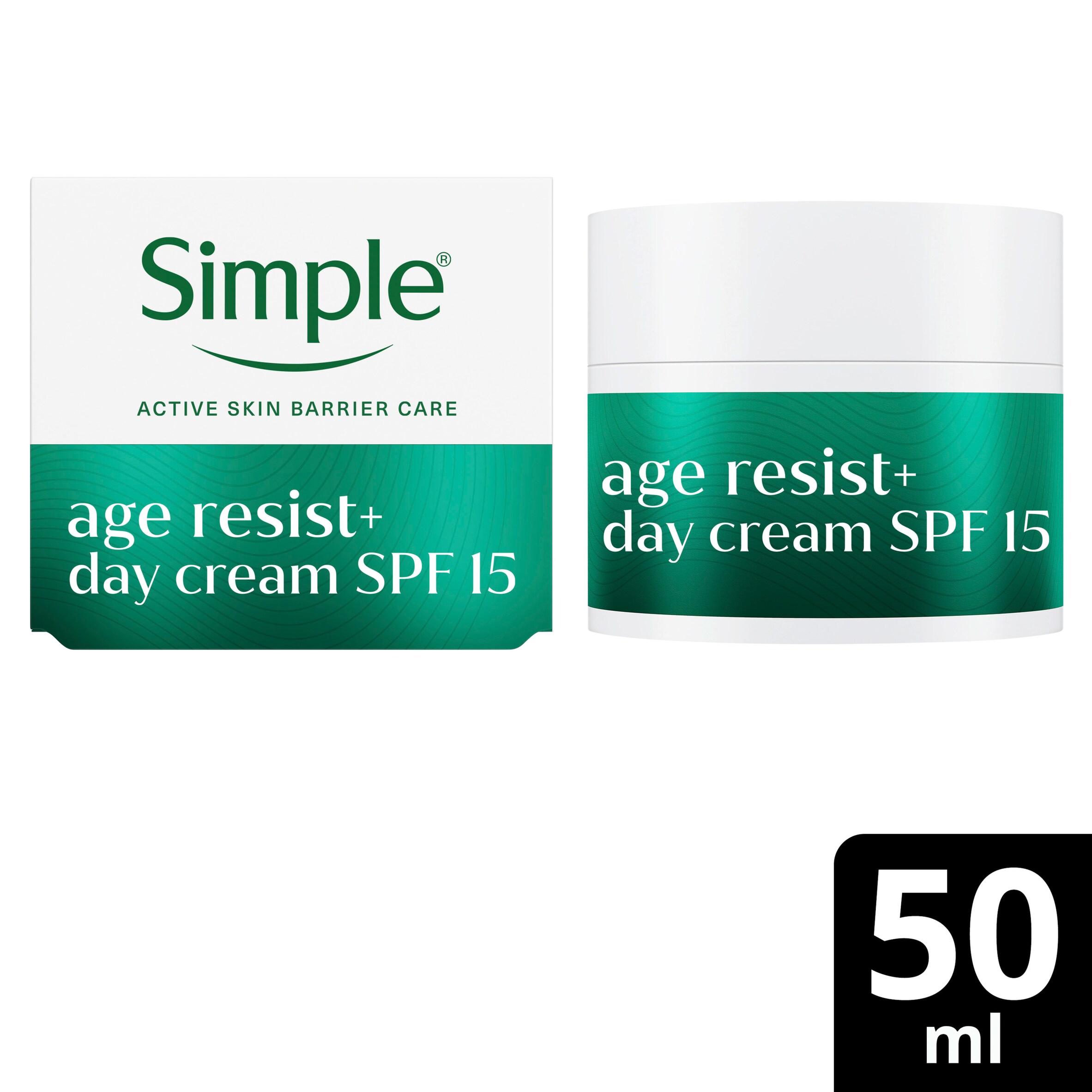 Simple Facial Moisturiser Age Resist+ Day 50ml thumbnail 2