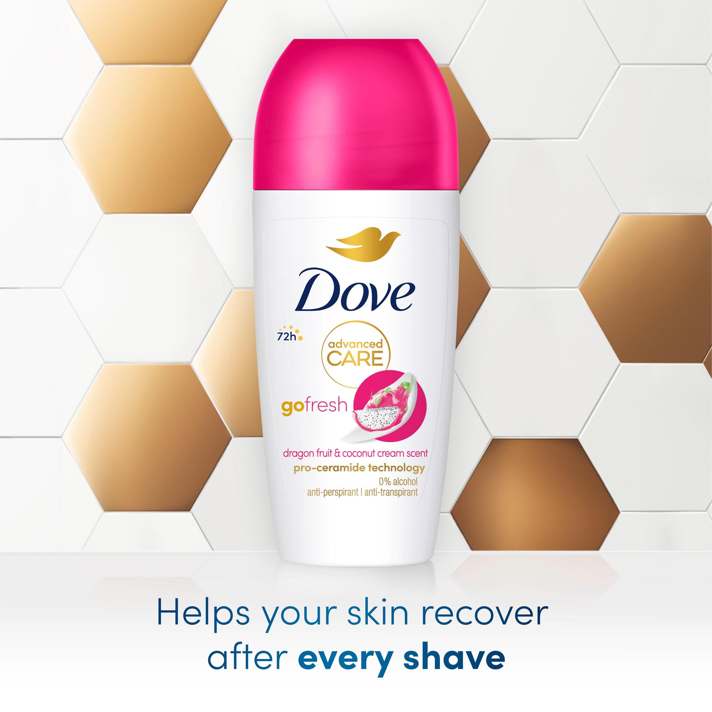 Dove Advanced Care Go Fresh Anti Perspirant Roll On Dragonfruit & Coconut Cream 50ml thumbnail 2