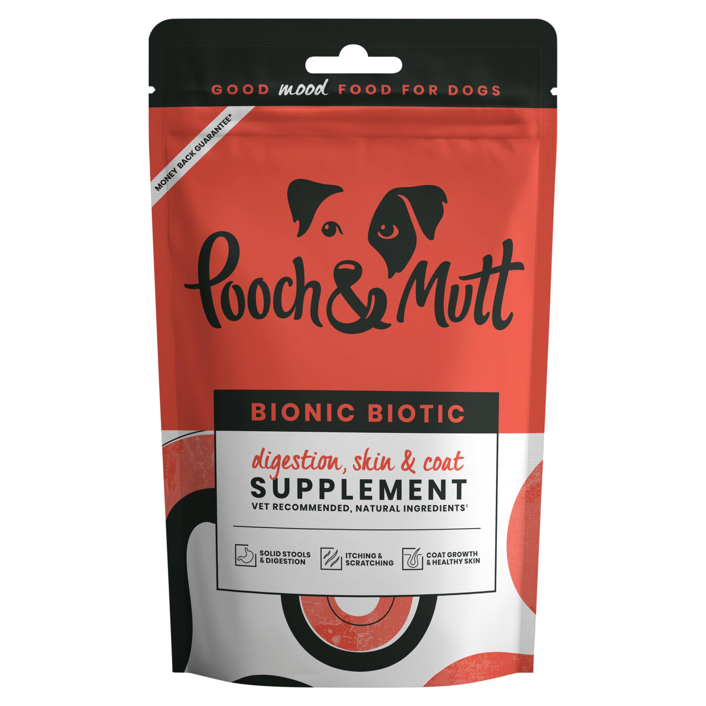 Pooch & Mutt Bionic Biotic, Digestion, Skin & Coat Supplement for dogs