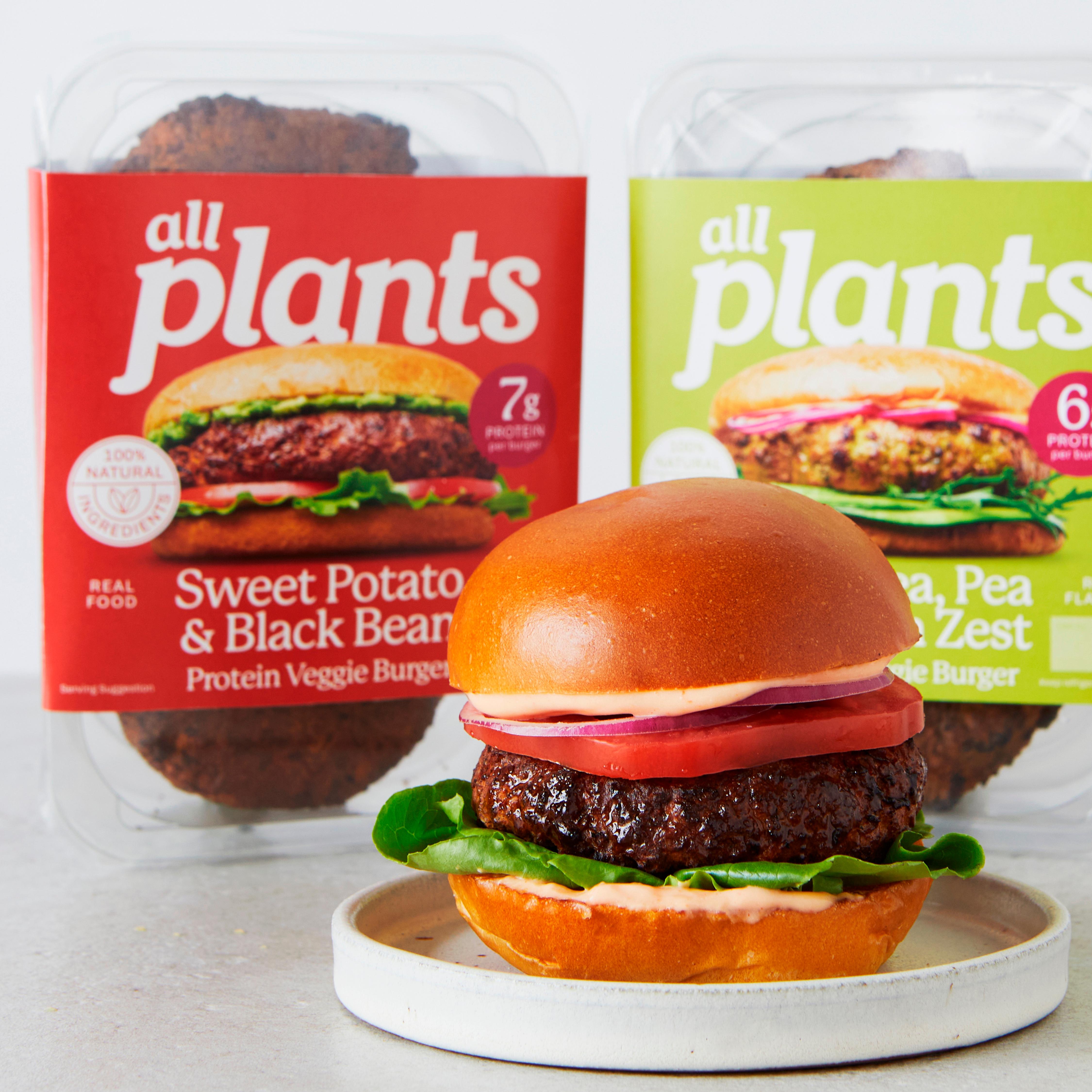 Plants Sweet Potato, Black Bean & Chipotle Protein Veggie Burger 180g thumbnail 2