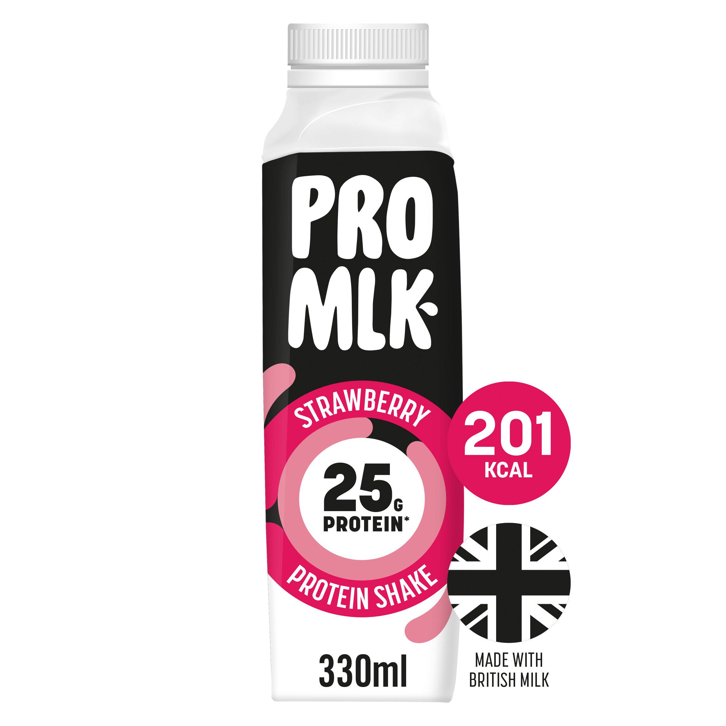 Pro Mlk Strawberry Protein Shake 330ml