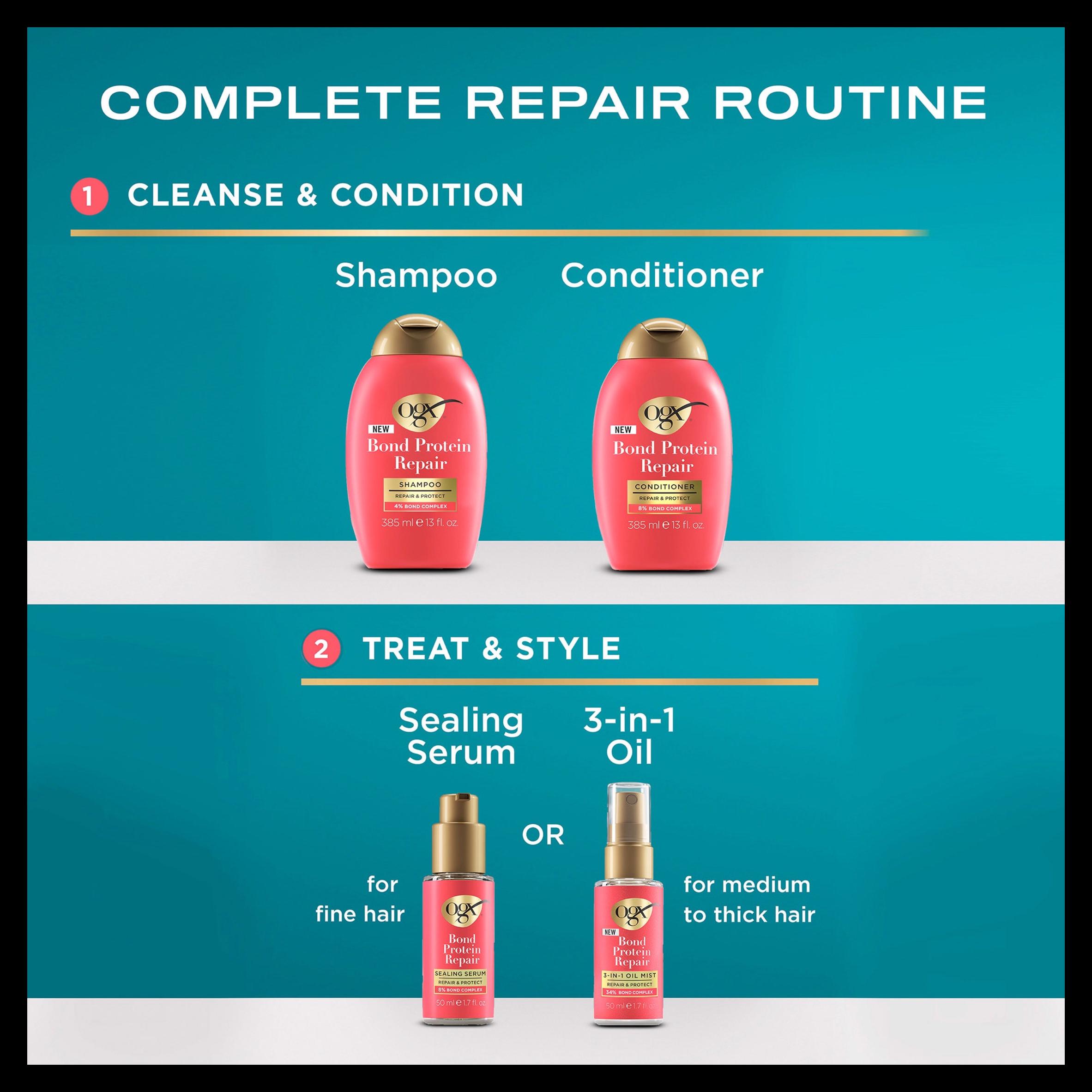 Ogx Bond Protein Repair Conditioner 385ml thumbnail 3