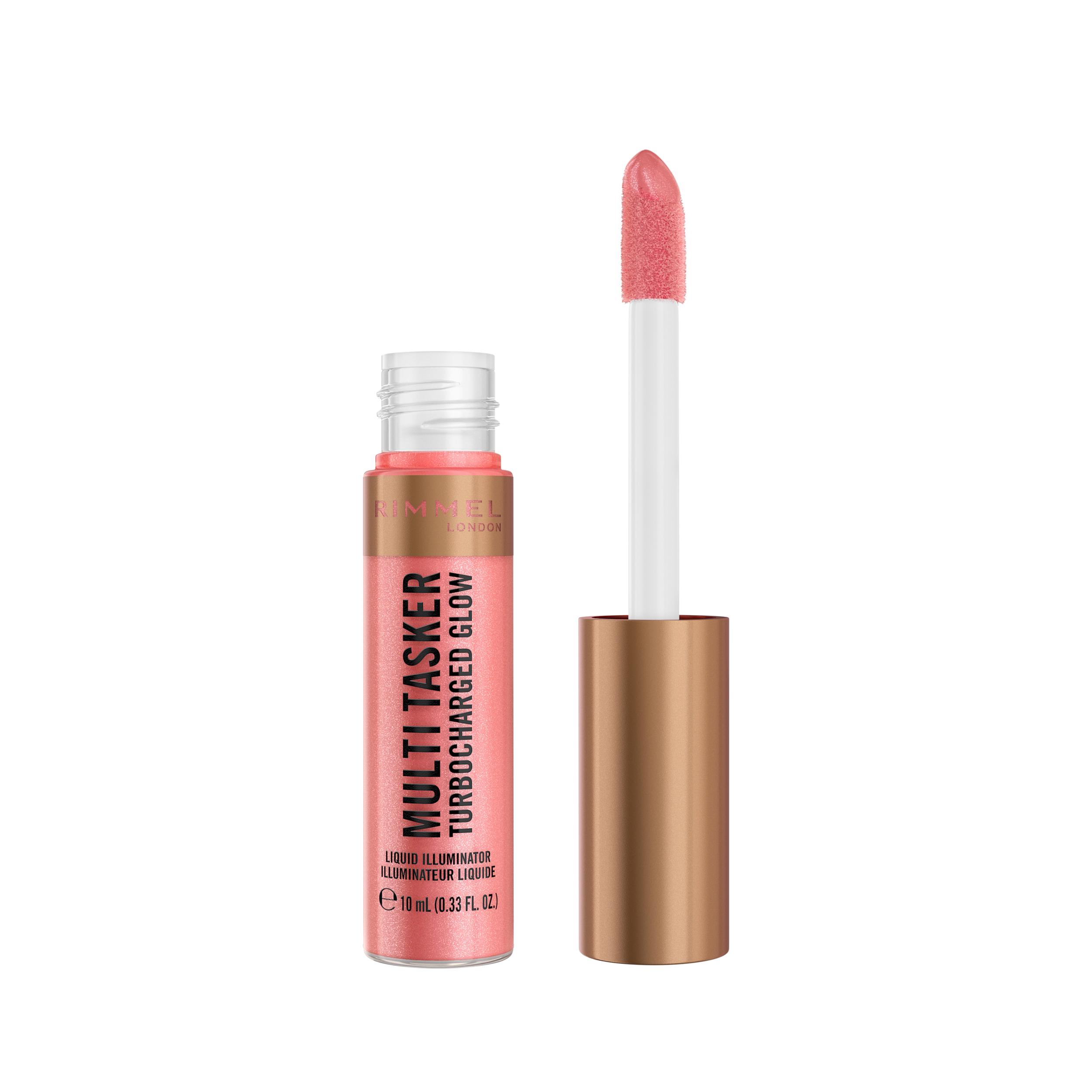 Rimmel London Multi Tasker Turbocharged Glow Liquid Illuminator 002 Rosy Rebel 10ml thumbnail 2