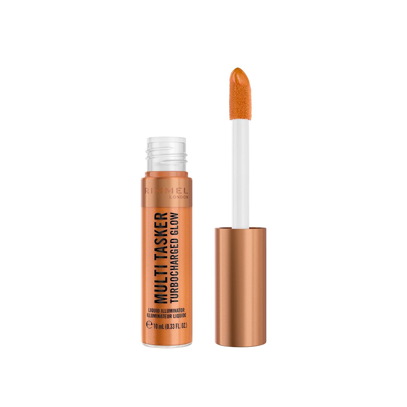 Rimmel London Multi Tasker Turbocharged Glow Liquid Illuminator 008 It's Giving Bronze 10ml thumbnail 2