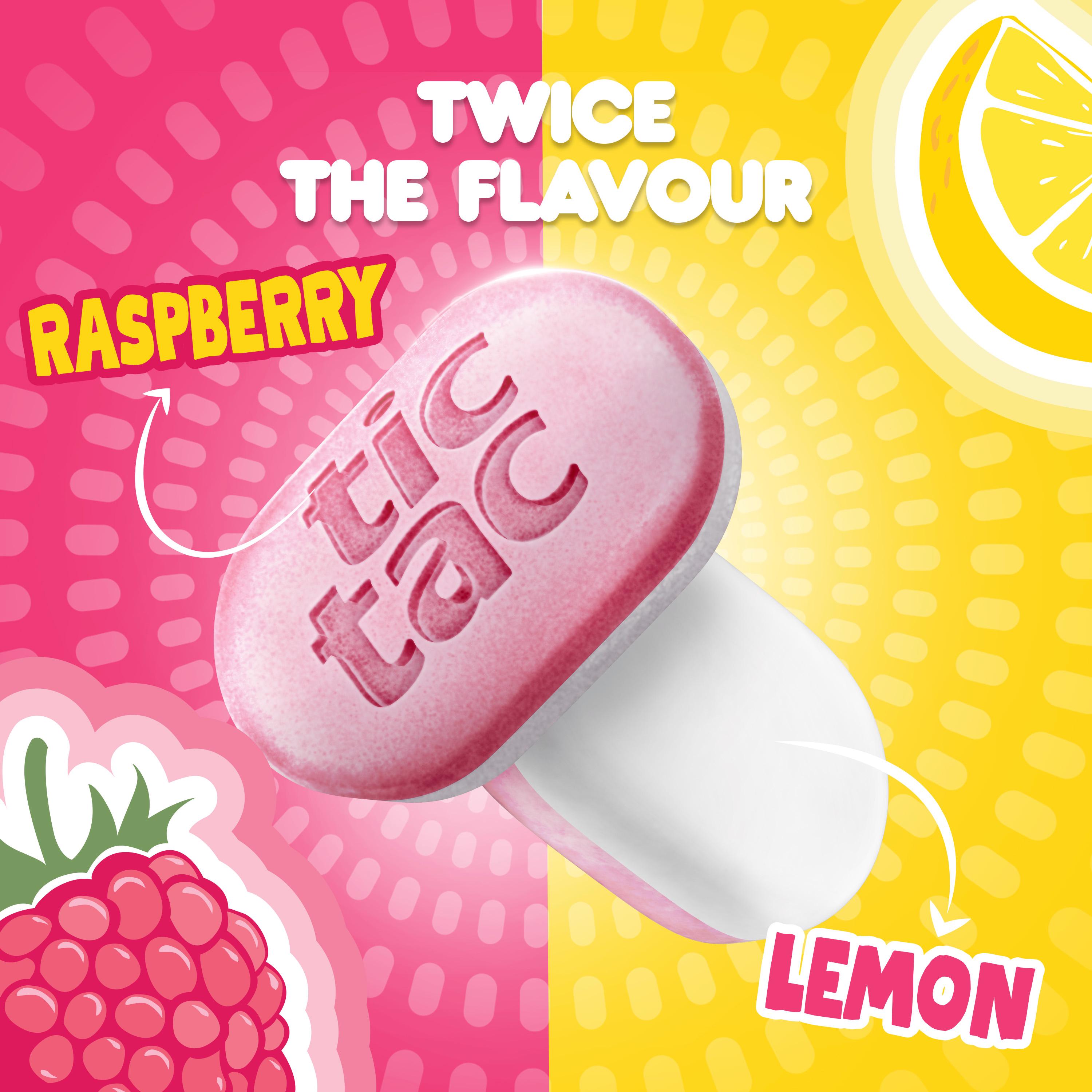 Tic Tac 38.5g Two Lemon & Raspberry Flavour Sugar Free Sweets thumbnail 3