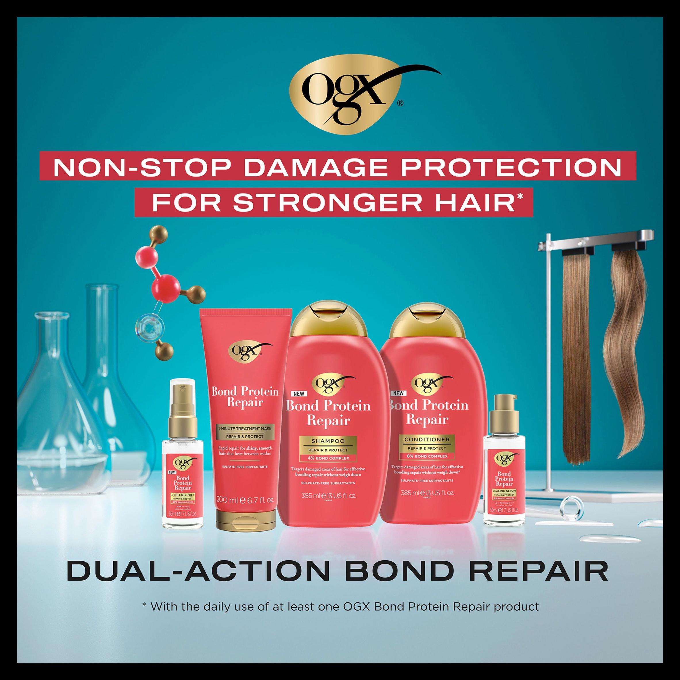 Ogx Bond Protein Repair Shampoo 385ml thumbnail 4