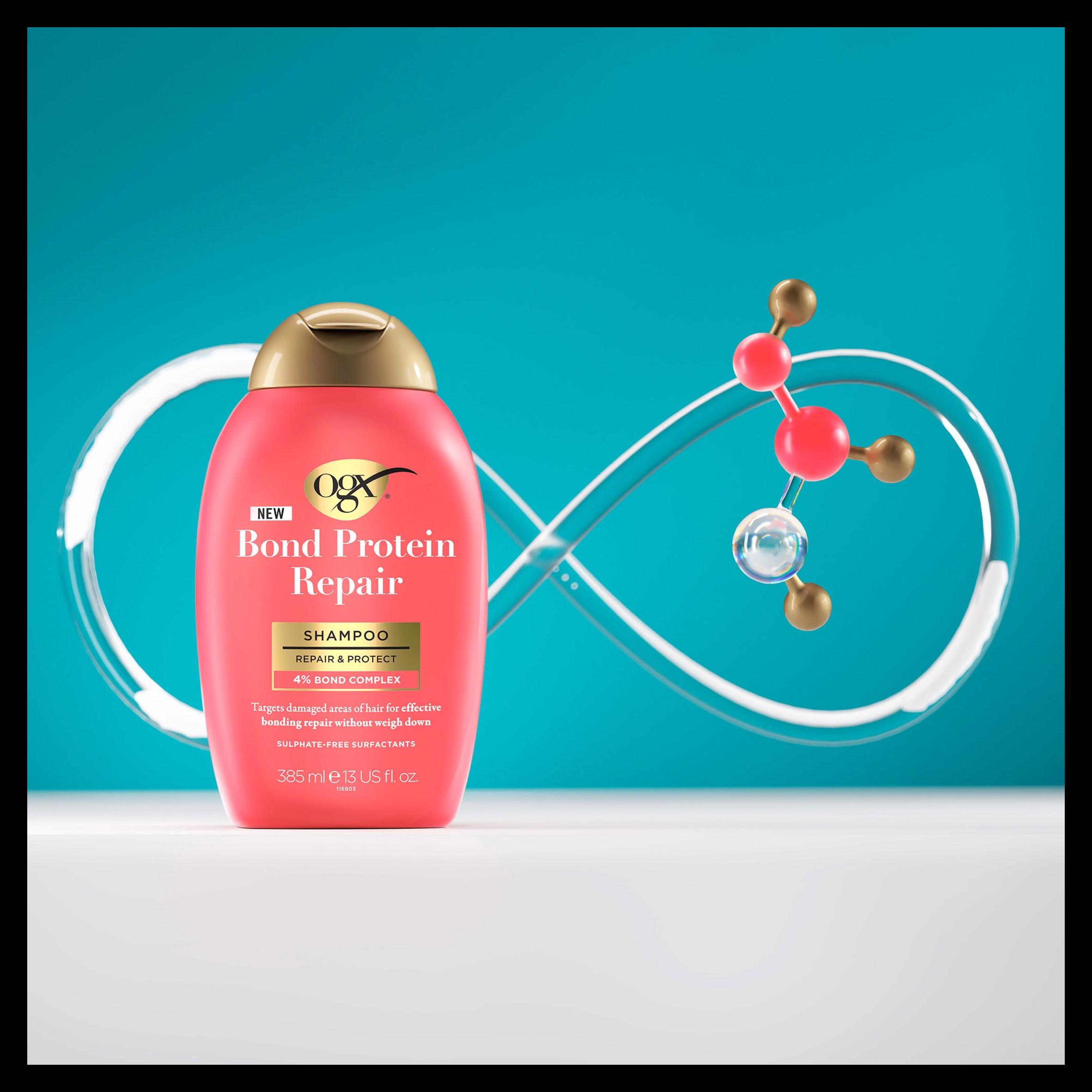 Ogx Bond Protein Repair Shampoo 385ml thumbnail 5