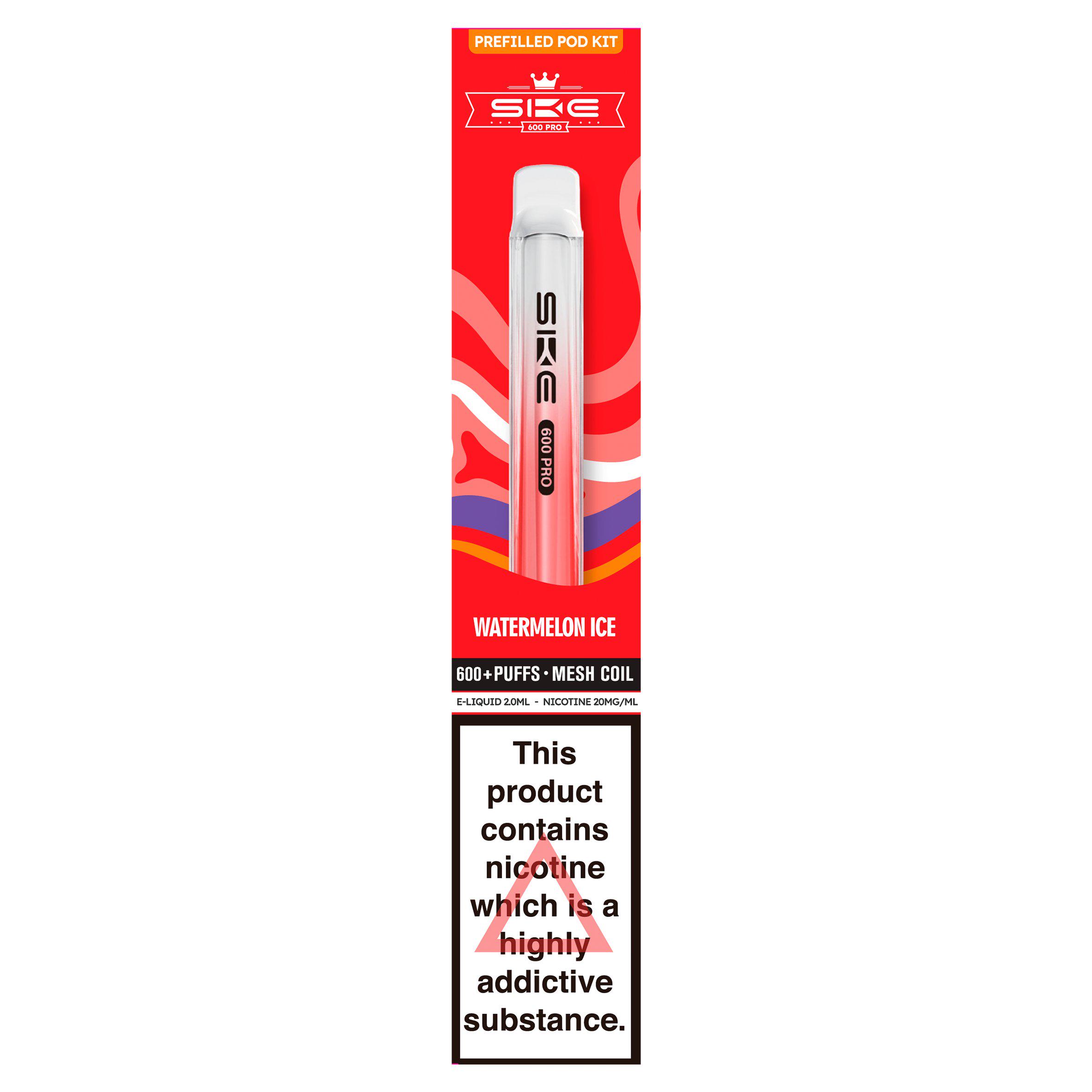 600 Pro Watermelon Ice Prefilled Pod Kit 20mg/ml