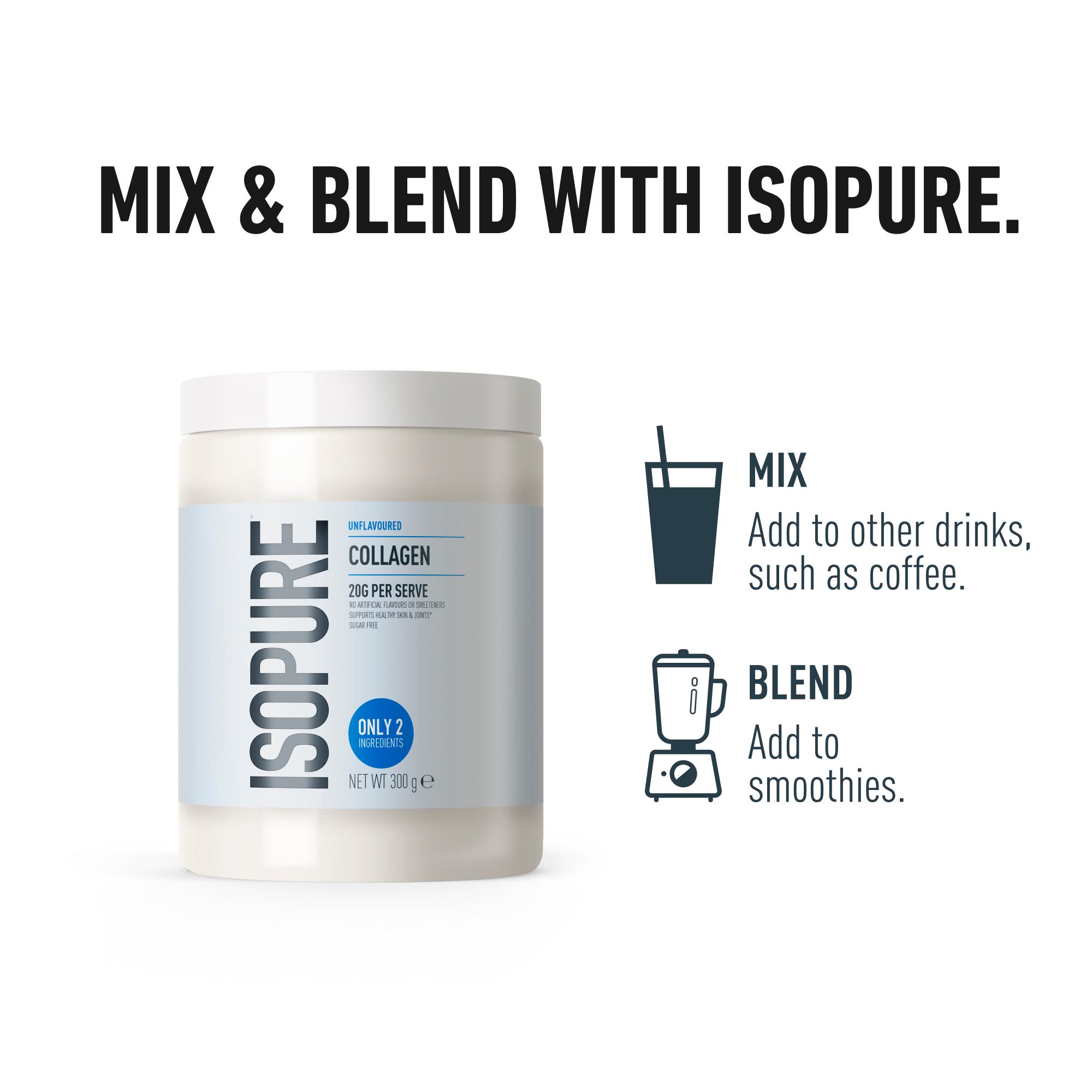 Isopure Unflavoured Collagen Powder 300g thumbnail 5