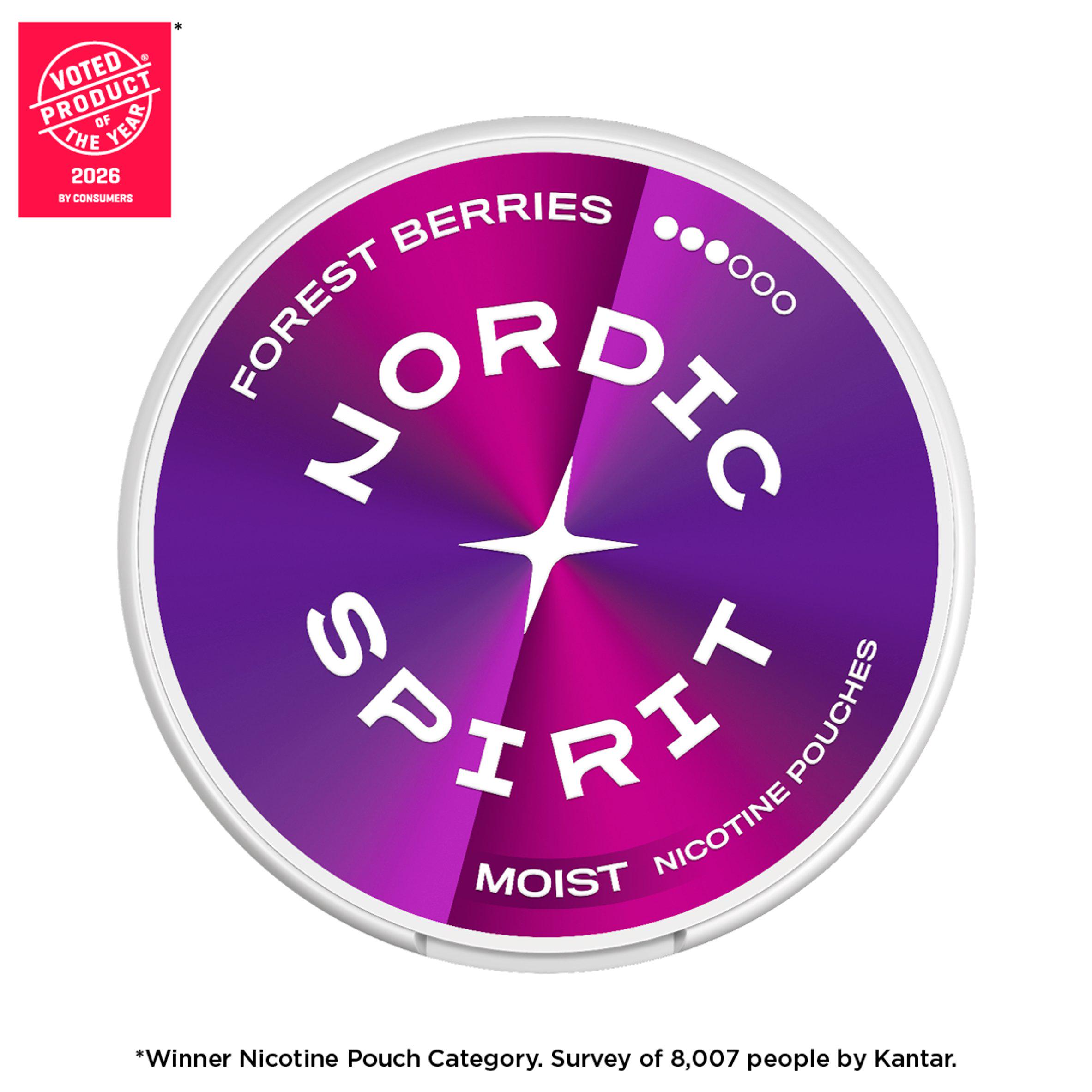 Nordic Spirit Nicotine Pouch Forest Berries 9mg