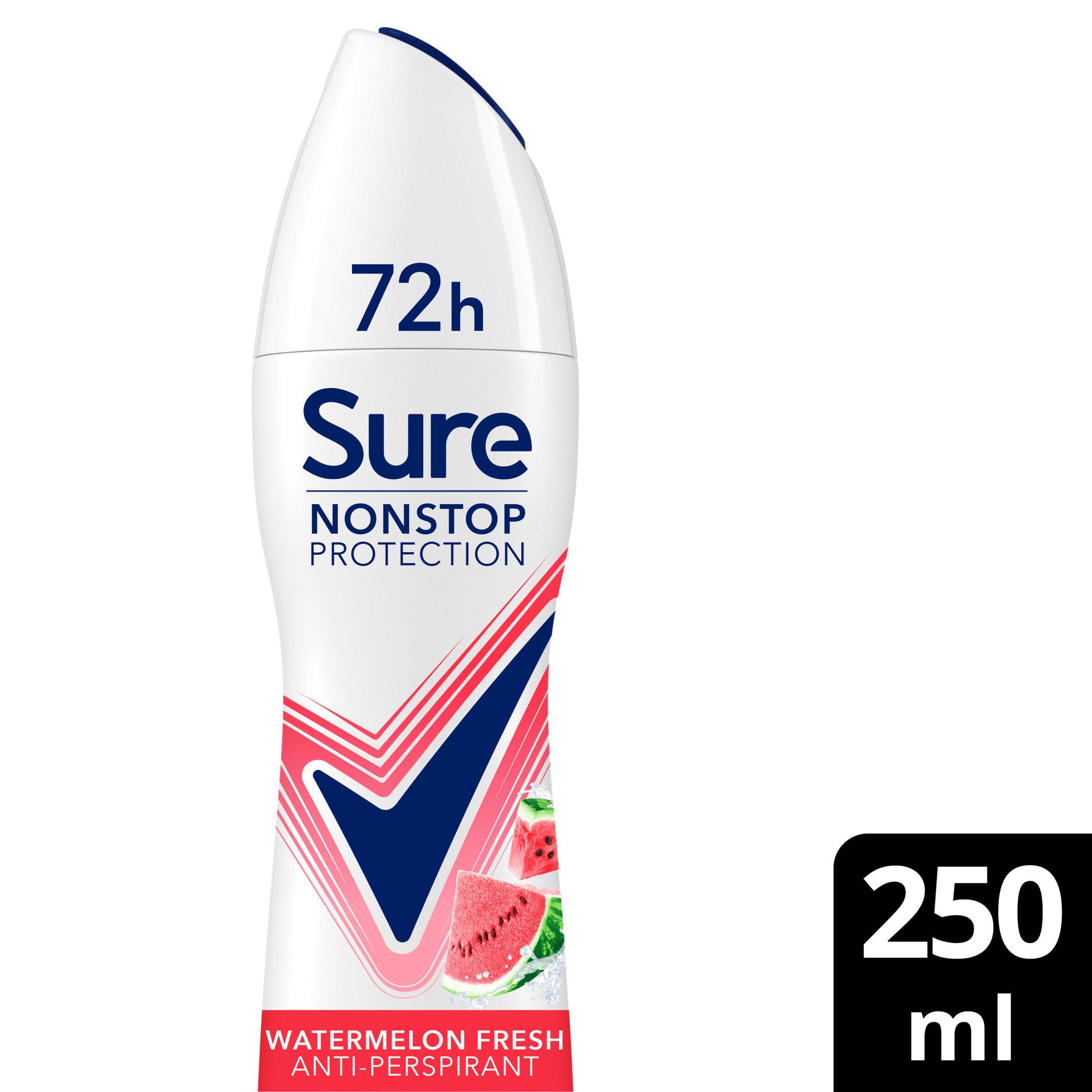 Sure Nonstop Protection Anti Perspirant Aerosol Watermelon Fresh 250ml