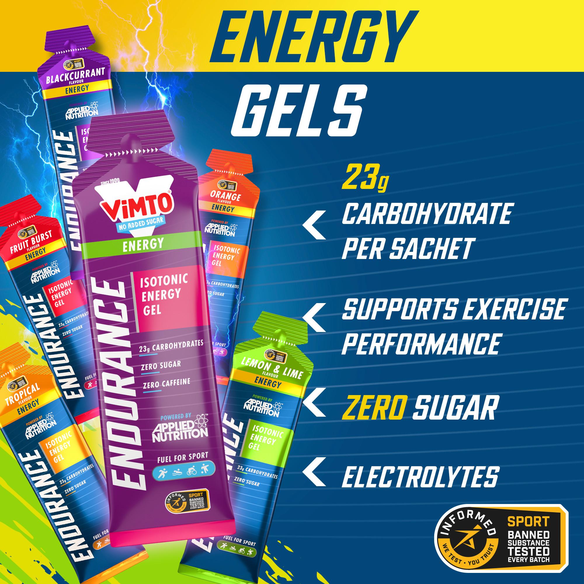 Applied Nutrition Isotonic Energy Gel Vimto Flavour 60g thumbnail 2