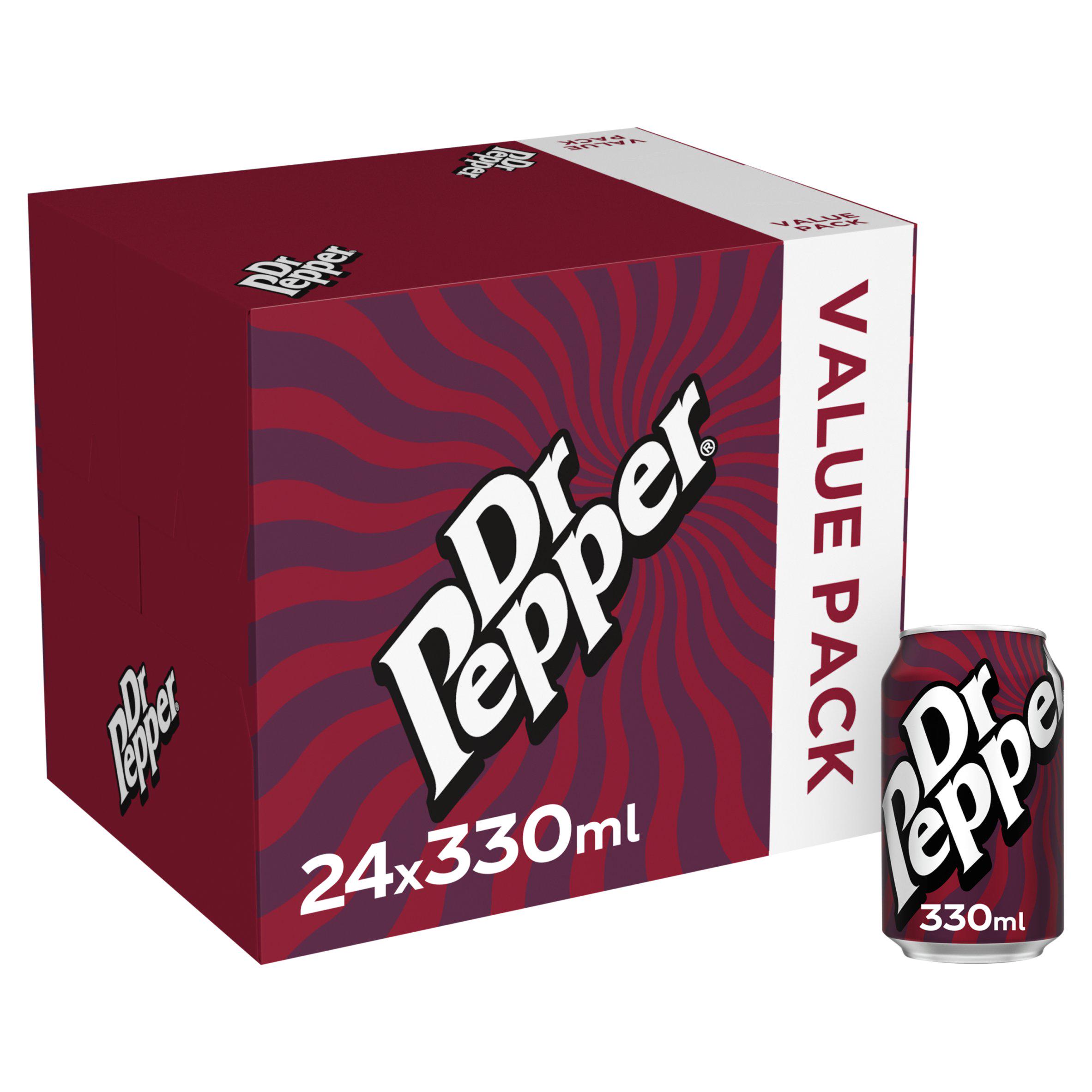 Dr Pepper 330ml 24pk Multipack