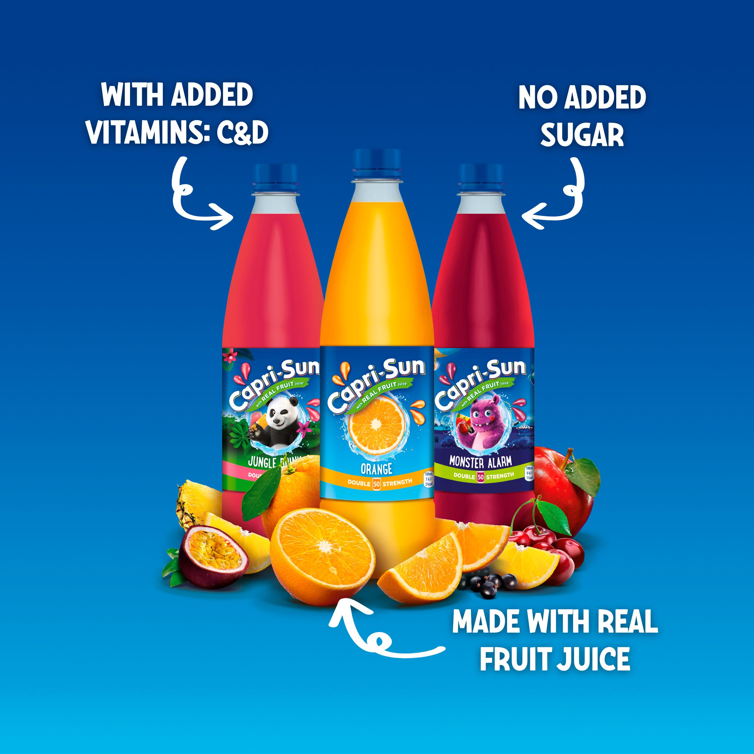 Capri-Sun Double Strength Monster Alarm Squash 1L thumbnail 2