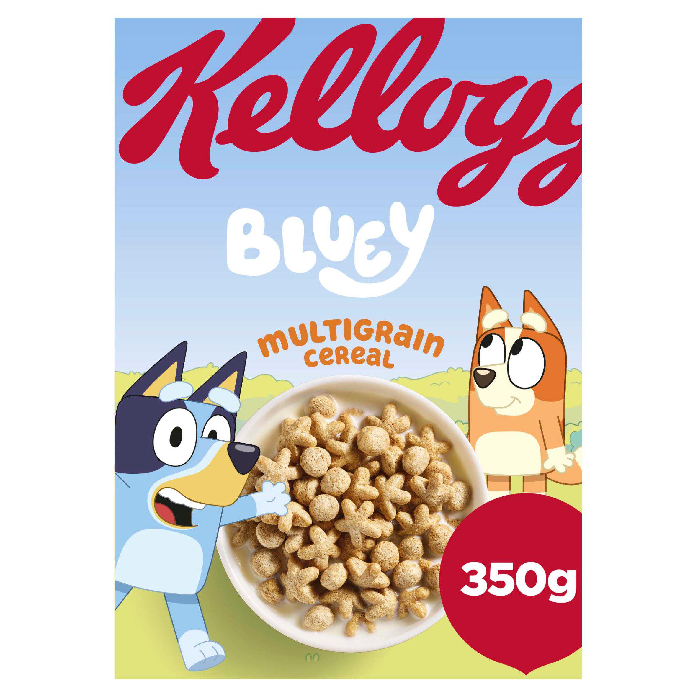Kellogg's Bluey Multigrain Shapes Breakfast Cereal 350g