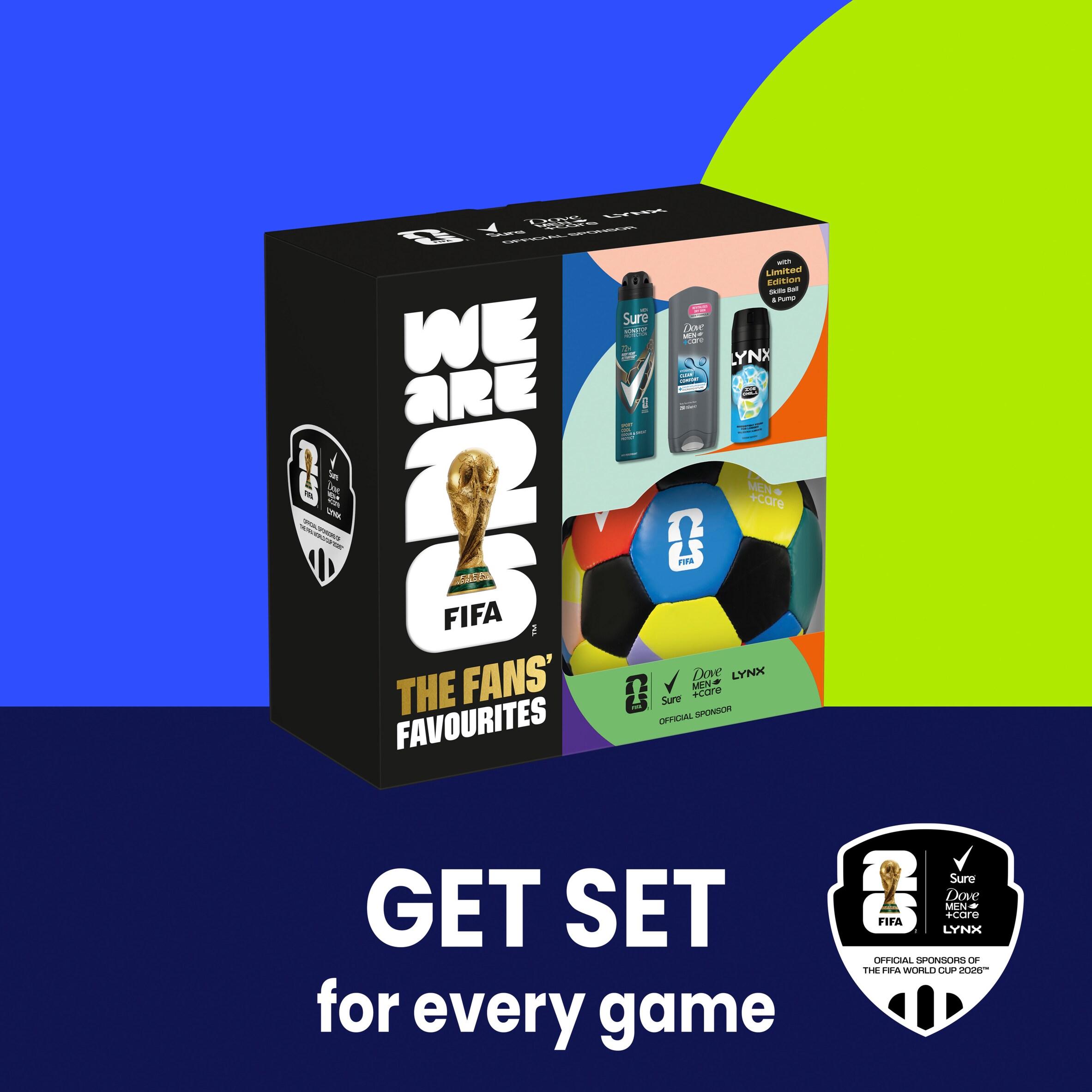 FIFA Fans Favourites Gift Set For Him Body Wash, Spray, Antiperspirant, Skills Ball & Pump thumbnail 5