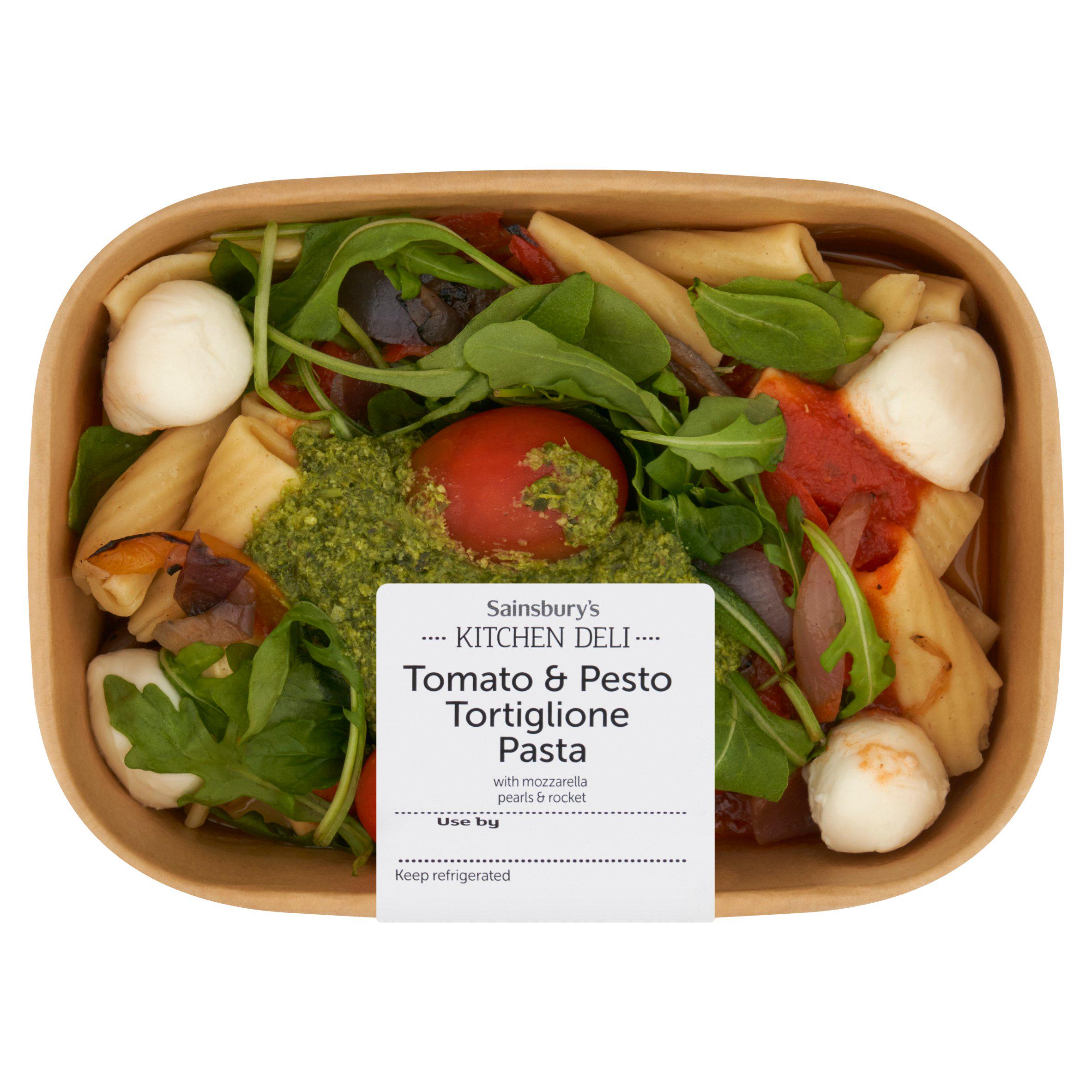 Sainsbury's Kitchen Deli Tomato & Pesto Tortiglione Pasta 297g