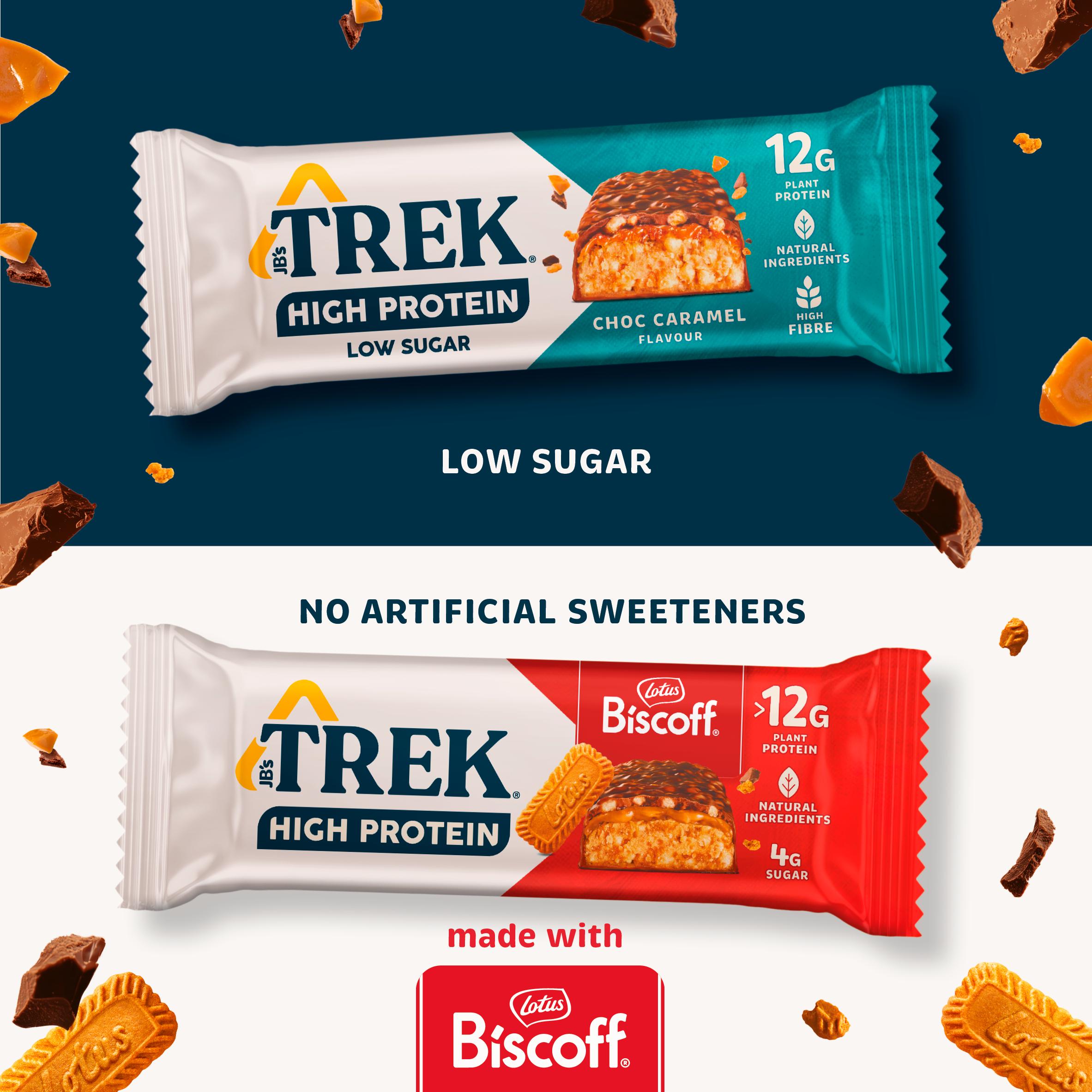 Trek High Protein Low Sugar Choc Caramel Flavour 44g thumbnail 4