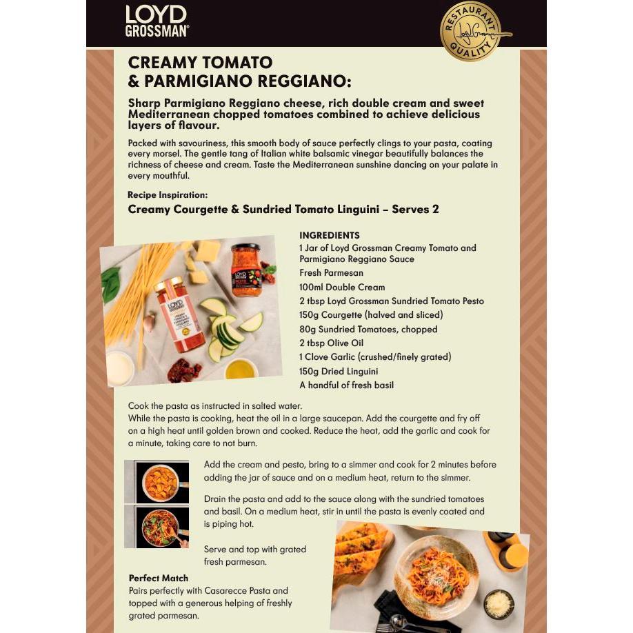 Loyd Grossman Pomodoro, Mascarpone & Wild Garlic Pasta Sauce 290g thumbnail 5