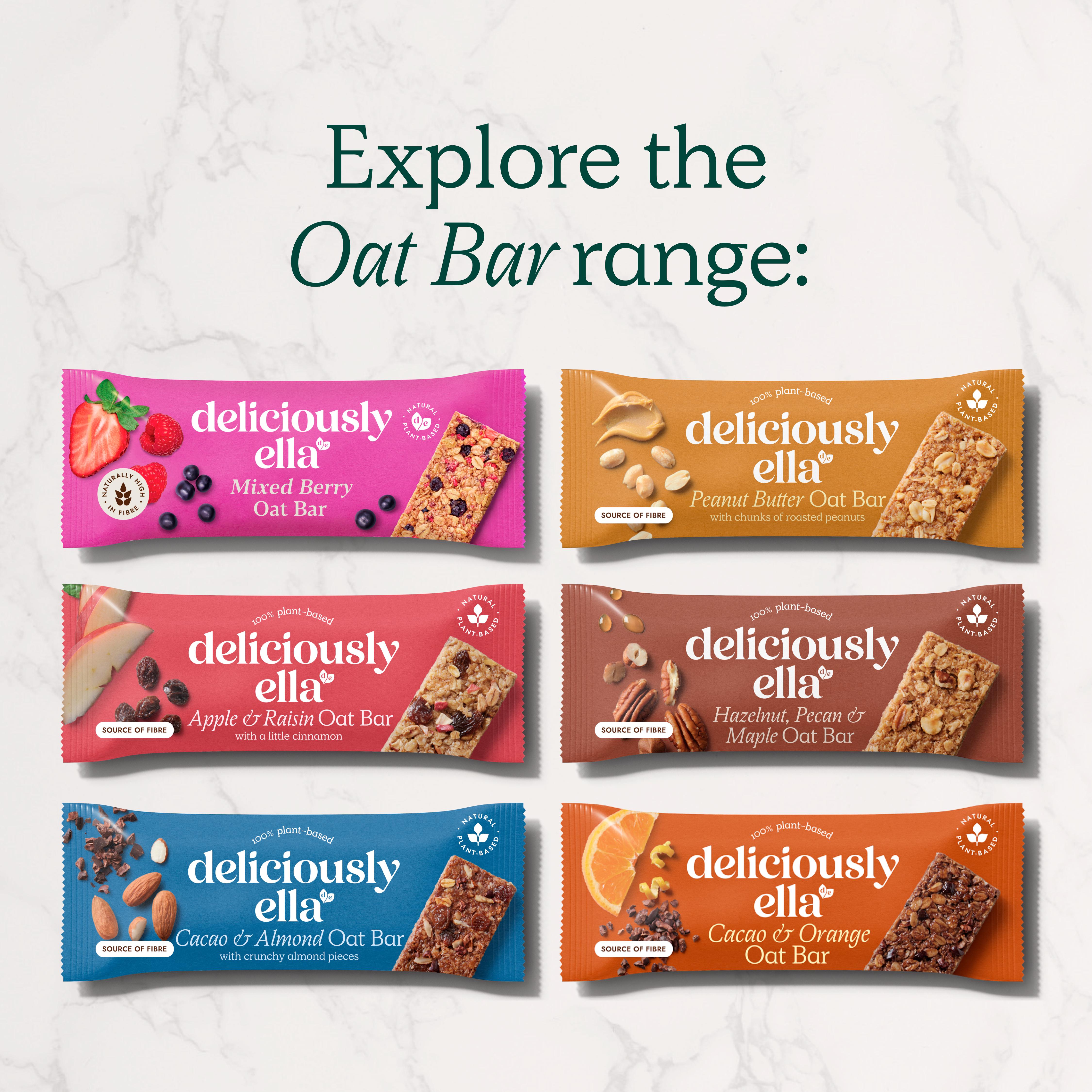 Deliciously Ella 3 x 50g Mixed Berry Multipack Oat Bars thumbnail 5