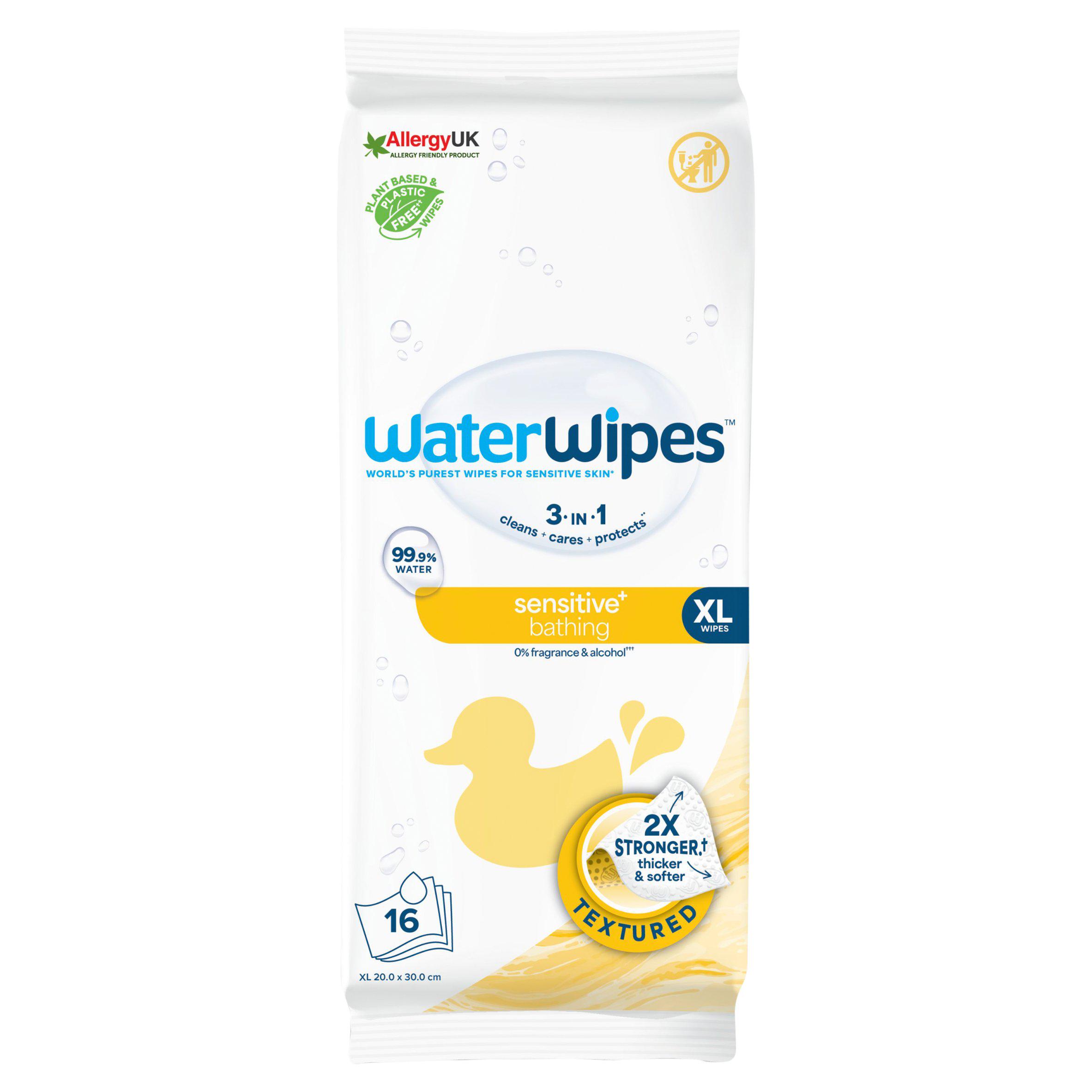 WaterWipes XL Bathing Baby Wipes x16
