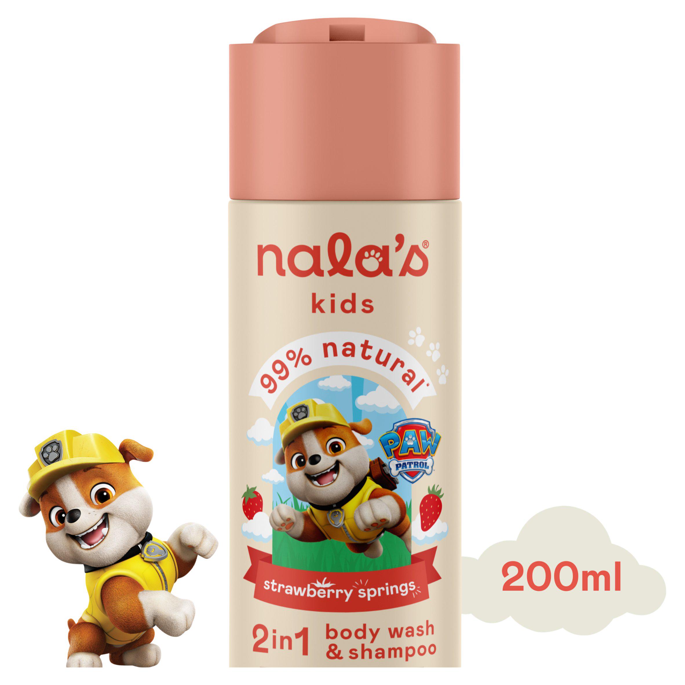 Nala's Kids Strawberry Springs 2 in 1 Body Wash & Shampoo 200ml