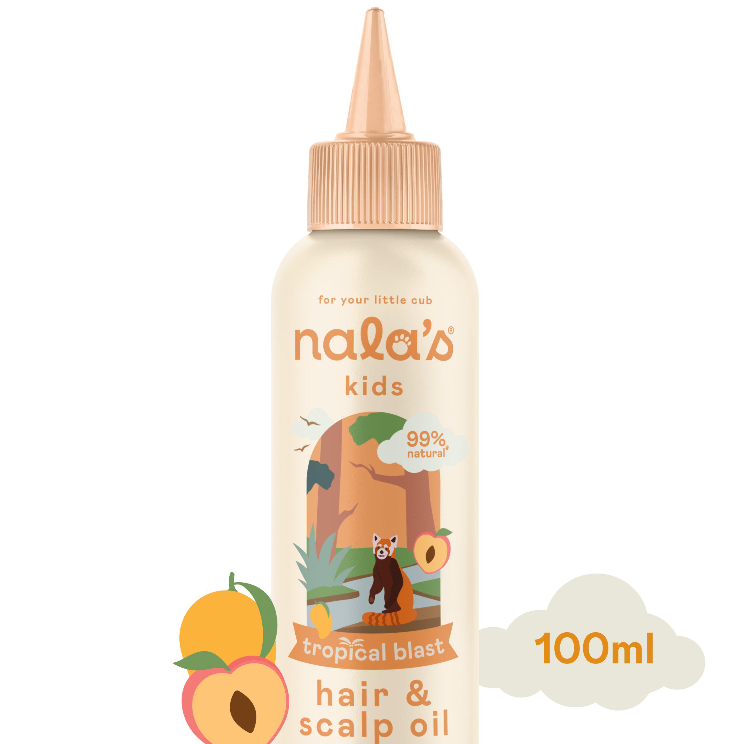 Nala's Kids Tropical Blast Hair & Scalp Oil with Grapeseed & Argan Oil 100ml