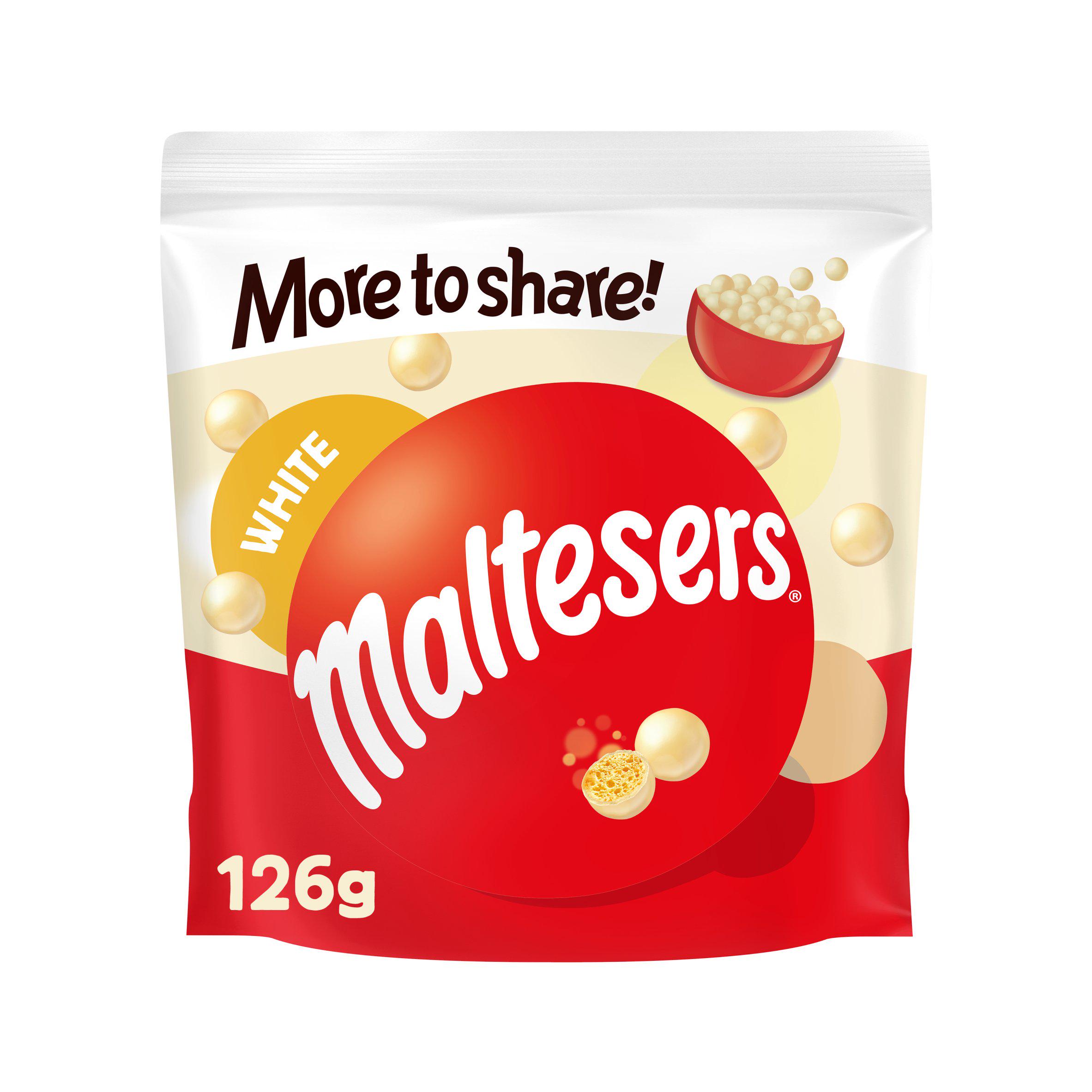Maltesers White Chocolate Pouch Bag 126g