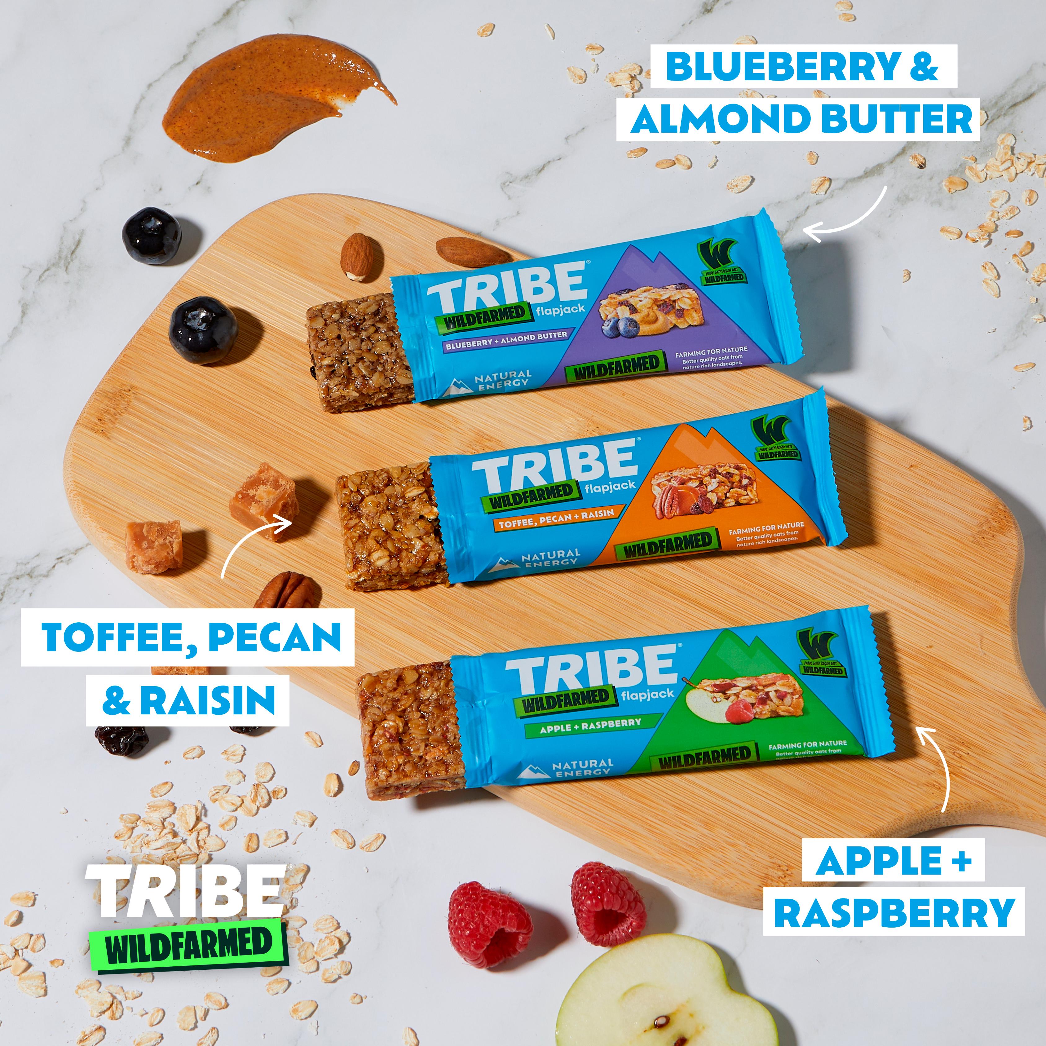 Tribe Wildfarmed Toffee, Pecan + Raisin Flapjack Bars 3 x 50g thumbnail 4