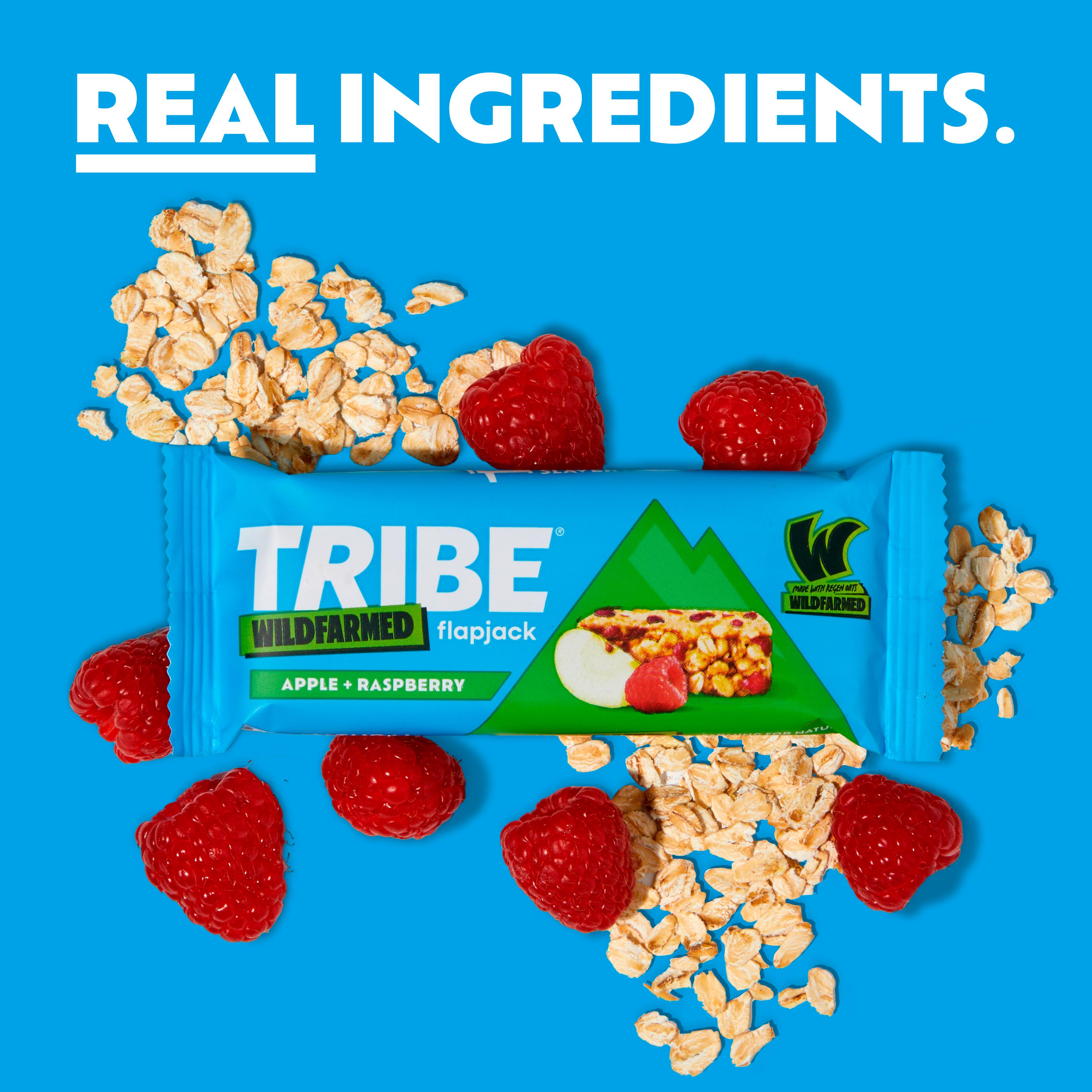 Tribe Wildfarmed Flapjack Apple & Raspberry 50g thumbnail 2