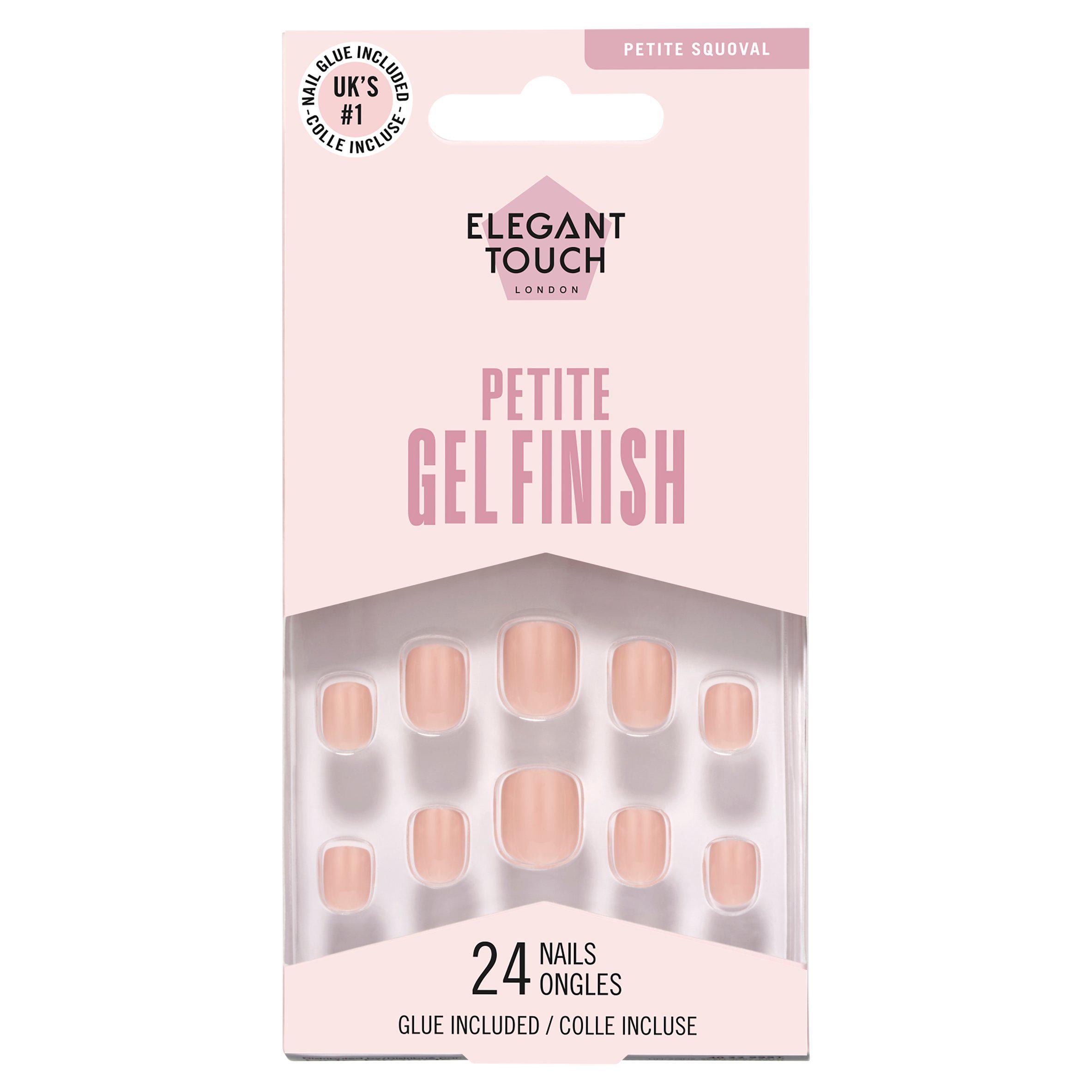 Elegant Touch London Petite Gel Finish Peach Tea Nails x24