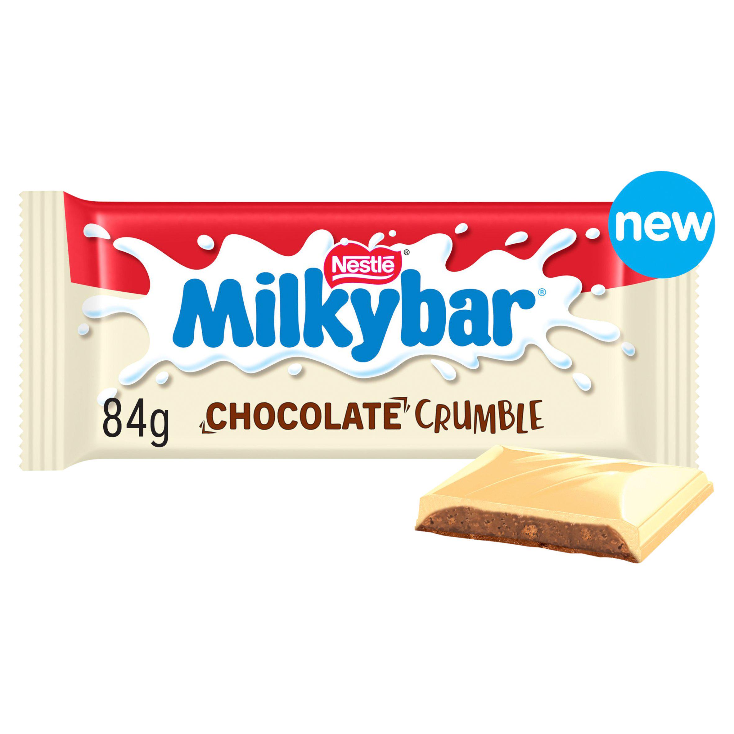 Chocolate Crumble White Chocolate Bar 84g