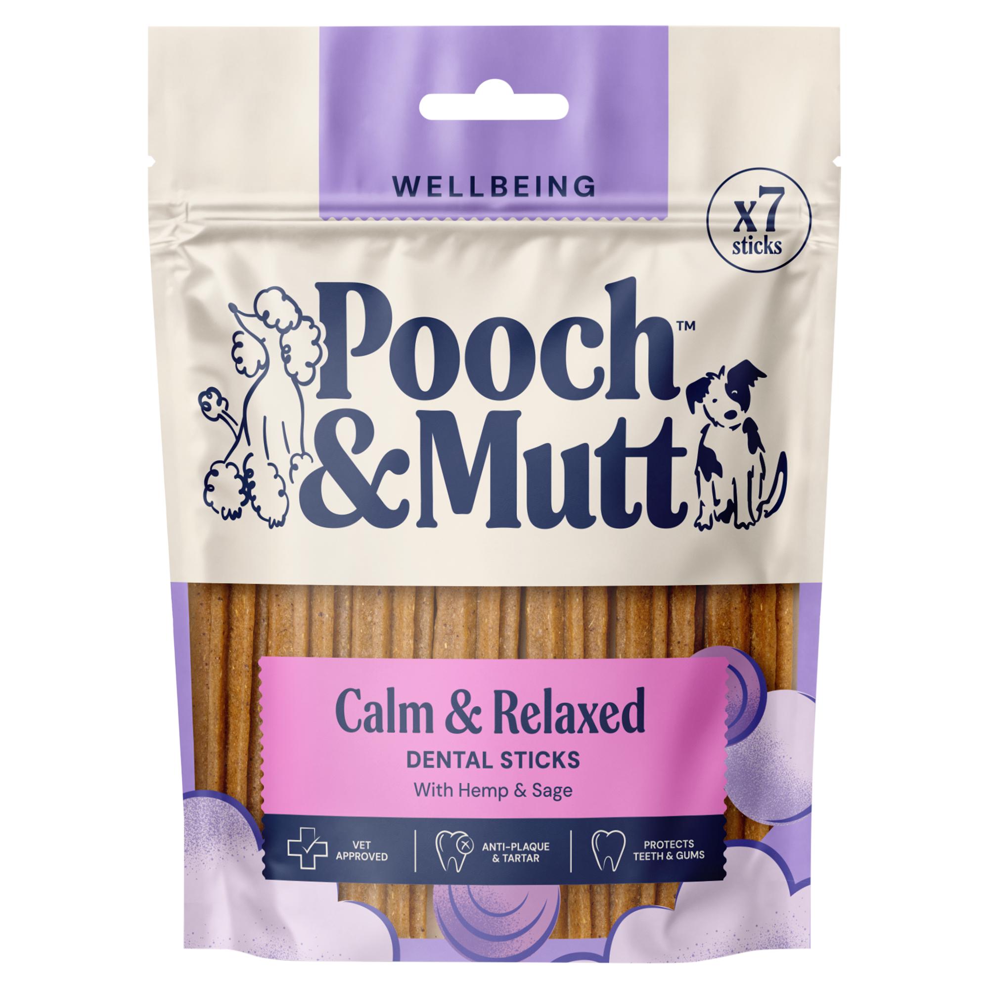 Pooch & Mutt Hemp & Sage Calming Dental Sticks Dog Treats 251g thumbnail 2