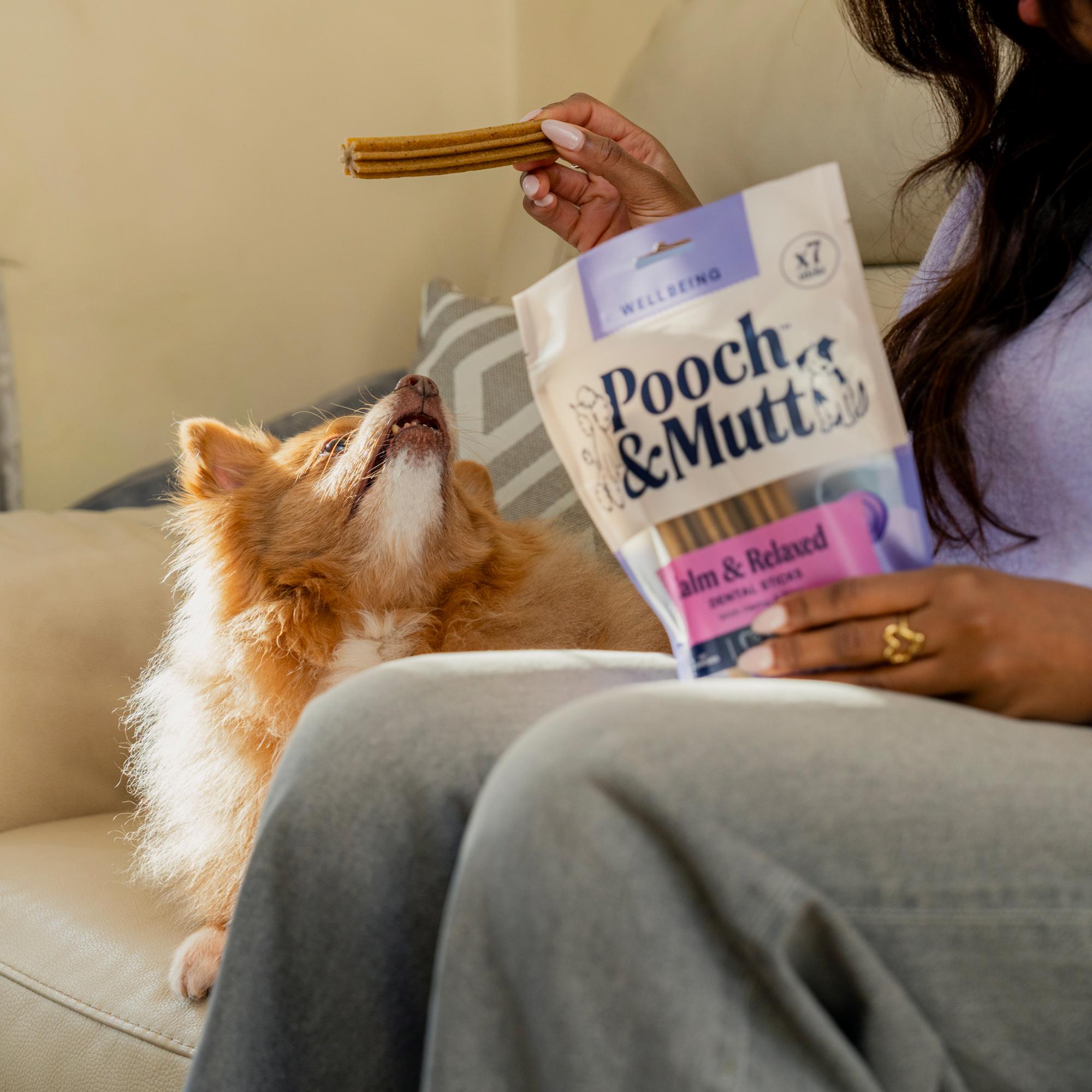 Pooch & Mutt Hemp & Sage Calming Dental Sticks Dog Treats 251g thumbnail 6