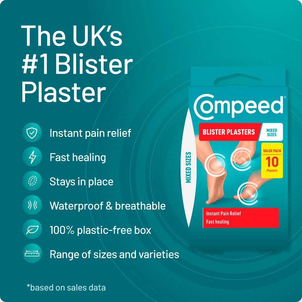 Compeed Mixed Size Blister Plaster x10 thumbnail 3